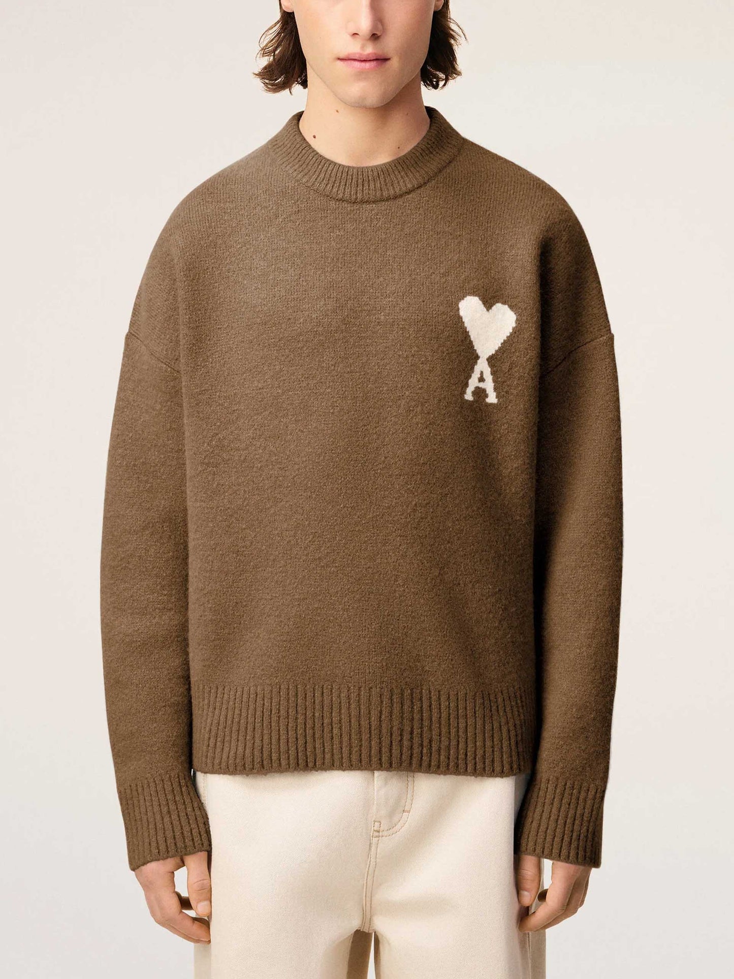 AMI PARIS - Ami De Coeur Pullover aus Alpakawolle