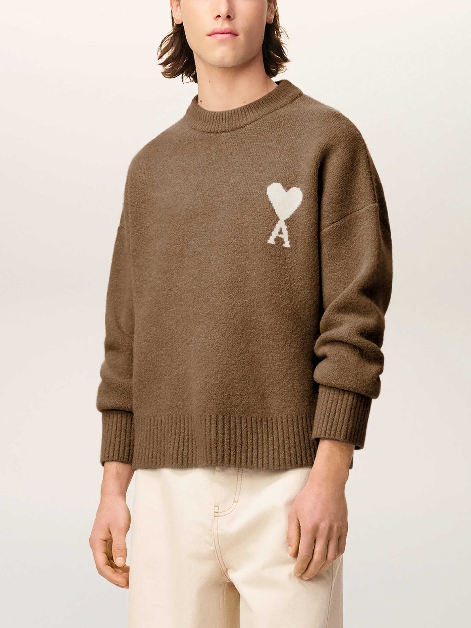 AMI PARIS - Ami De Coeur Pullover aus Alpakawolle