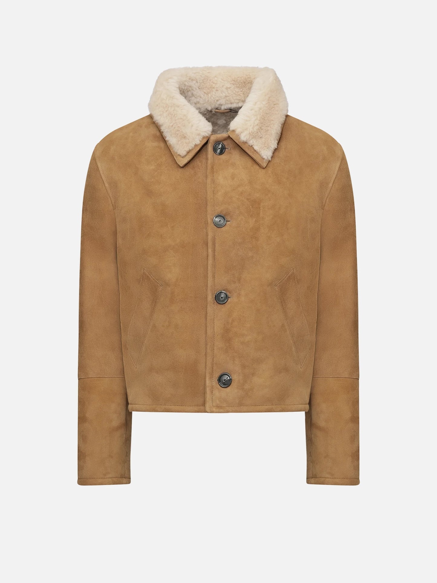 AMI PARIS - Geknöpfte Shearling-Jacke für Herren
