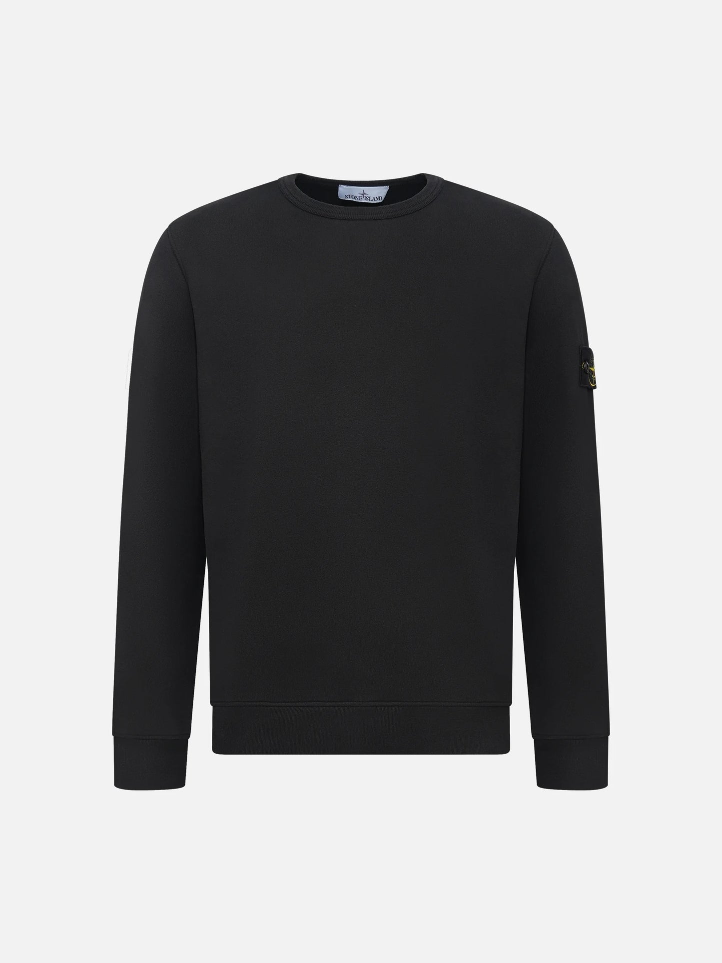 STONE ISLAND - Sweatshirt mit Logo-Patch für Herren in Schwarz - Black