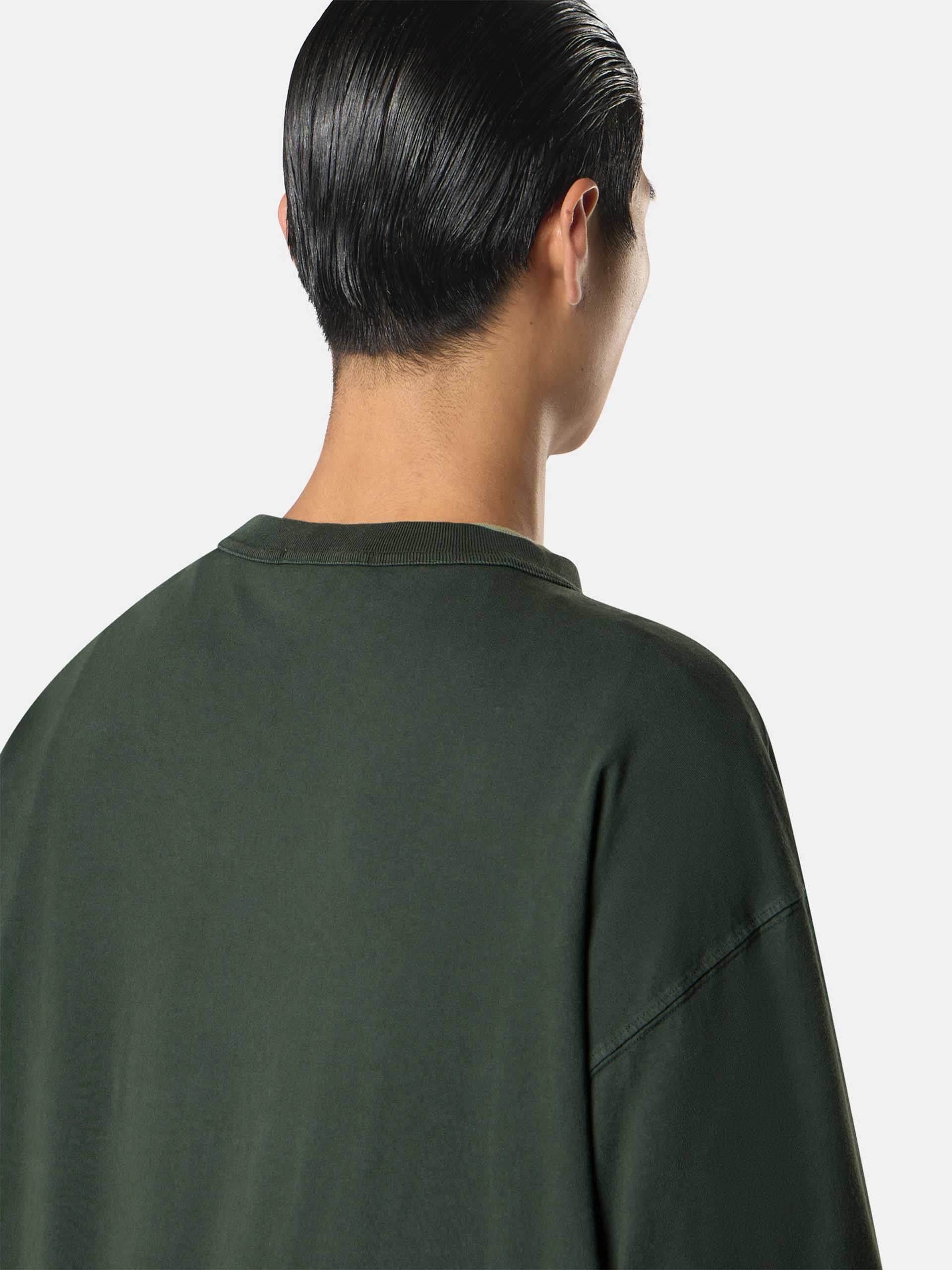 STONE ISLAND - Longsleeve aus Baumwolle für Herren in Wacholdergrün - Juniper green