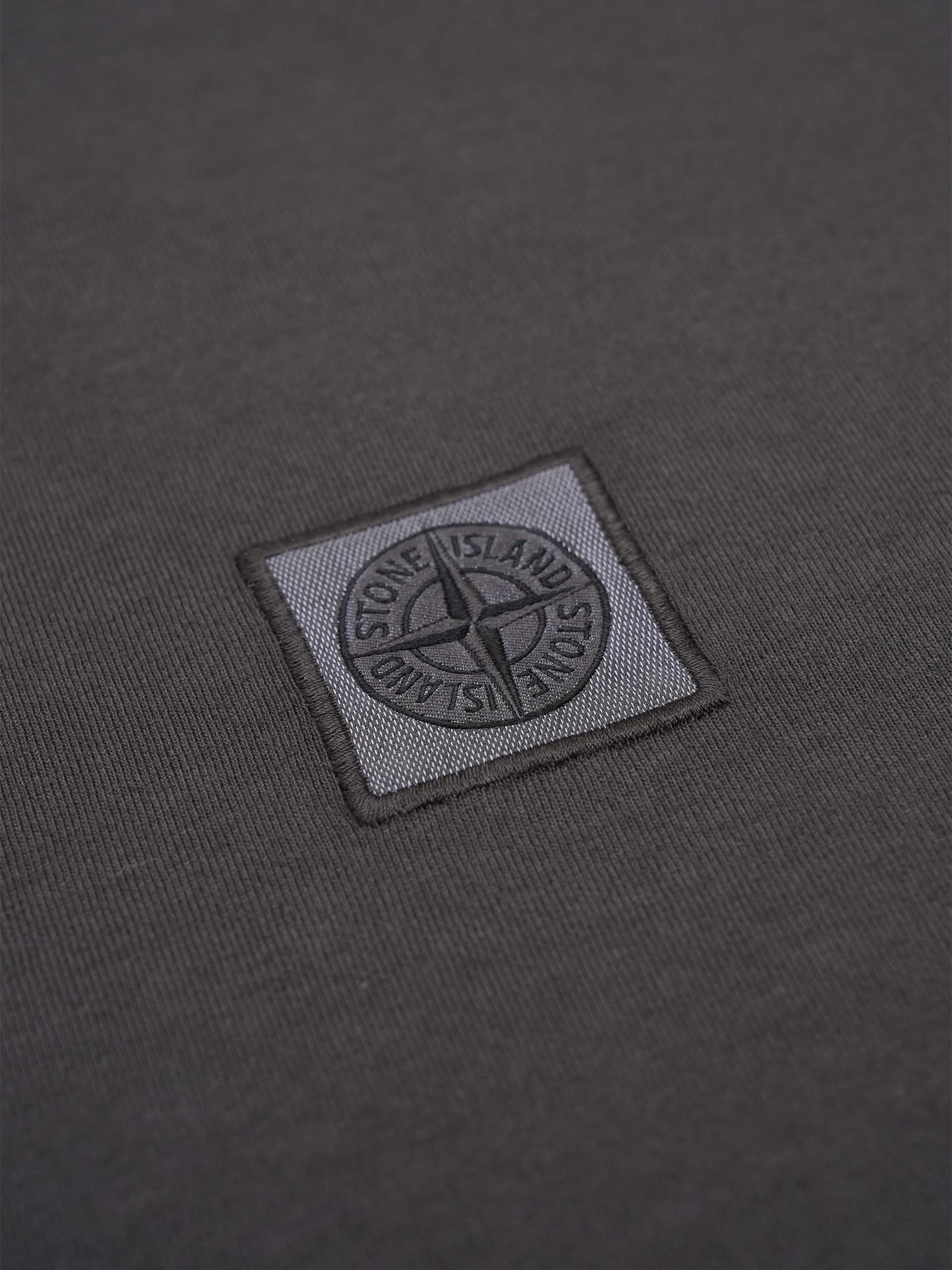 STONE ISLAND - Longsleeve aus Baumwolle für Herren in Bleigrau - Lead grey