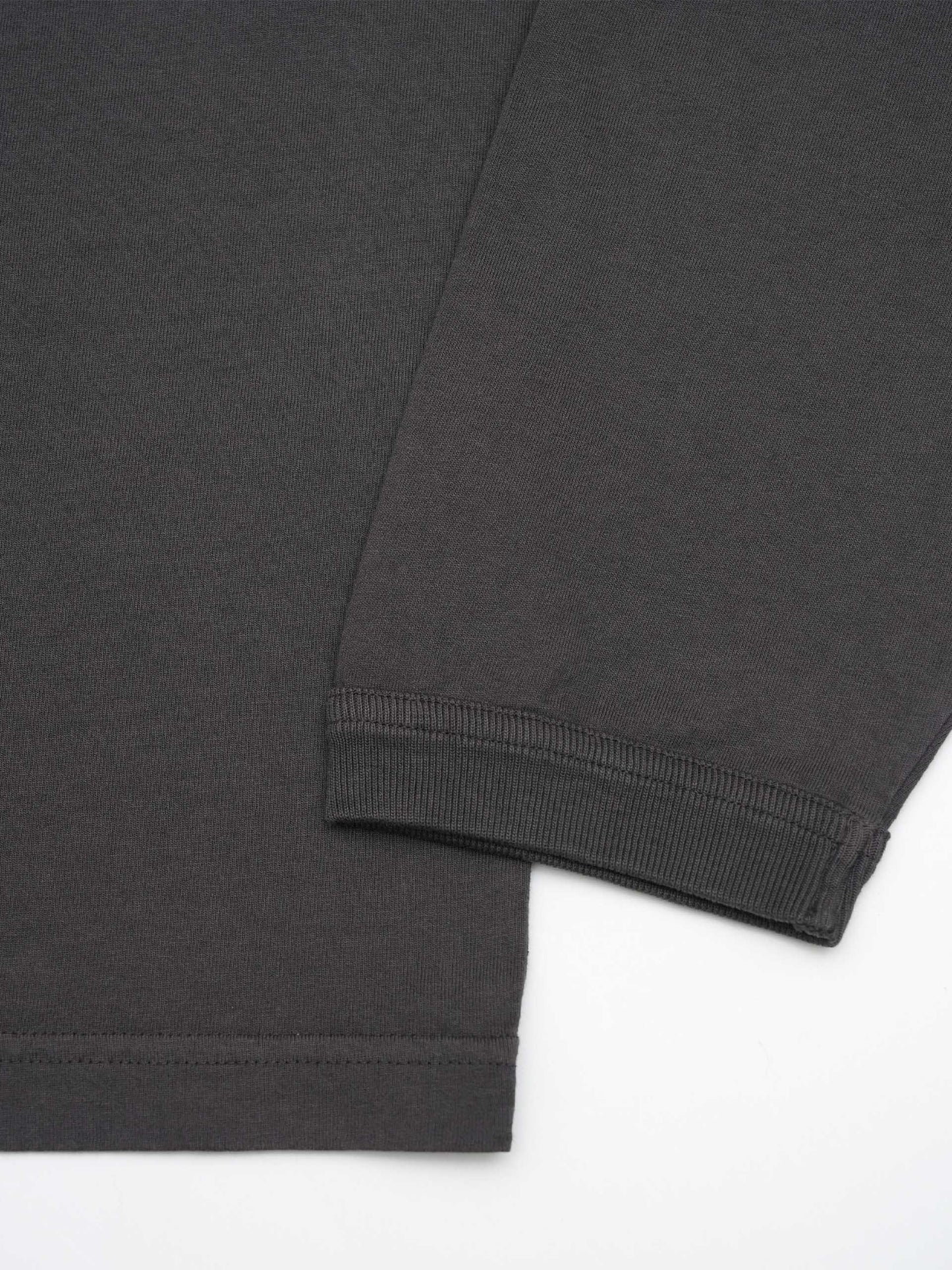 STONE ISLAND - Longsleeve aus Baumwolle für Herren in Bleigrau - Lead grey