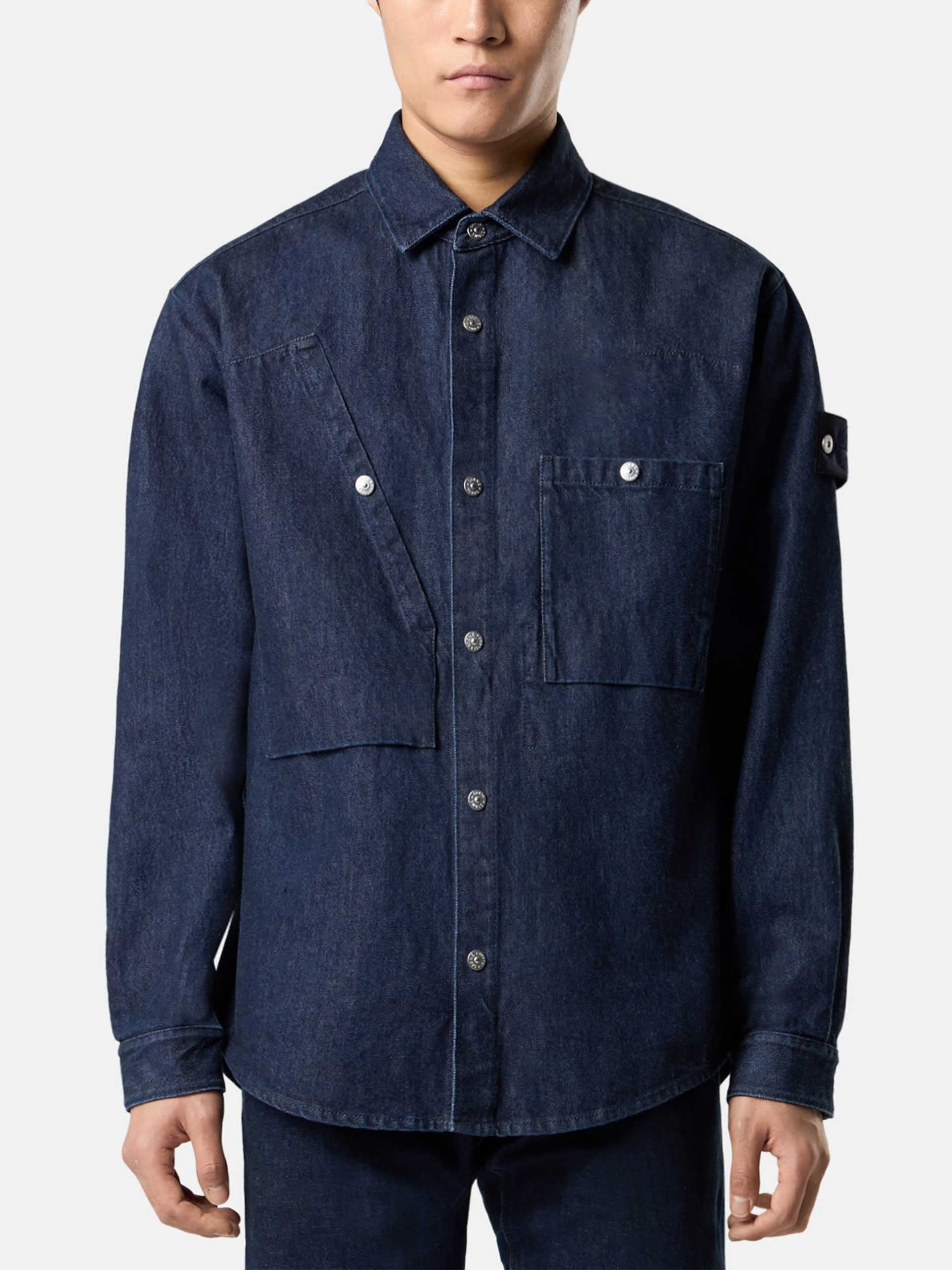 STONE ISLAND - Overshirt ‘Denim-Rinsed‘ für Herren