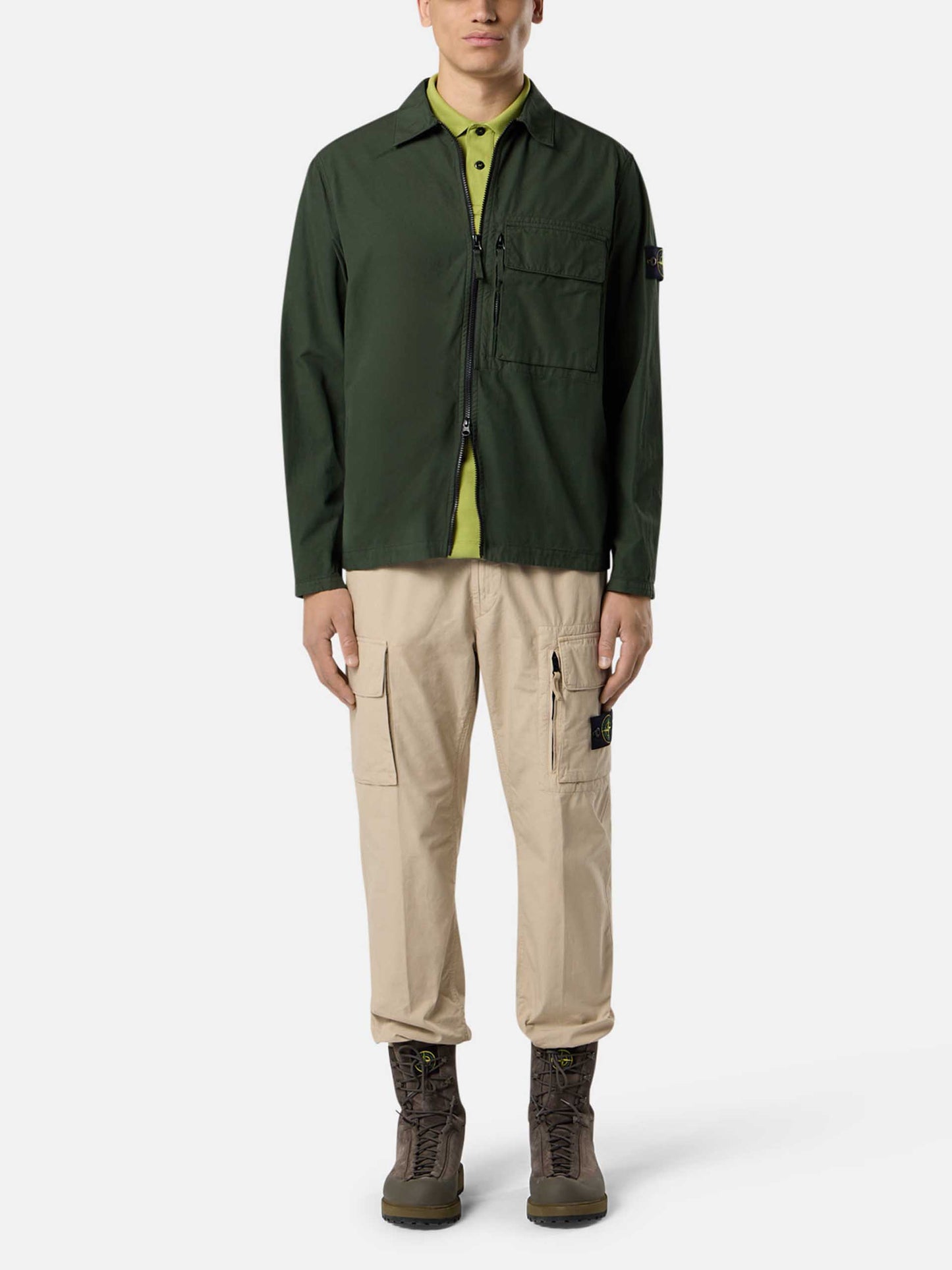 STONE ISLAND - Overshirt aus Baumwollcanvas für Herren