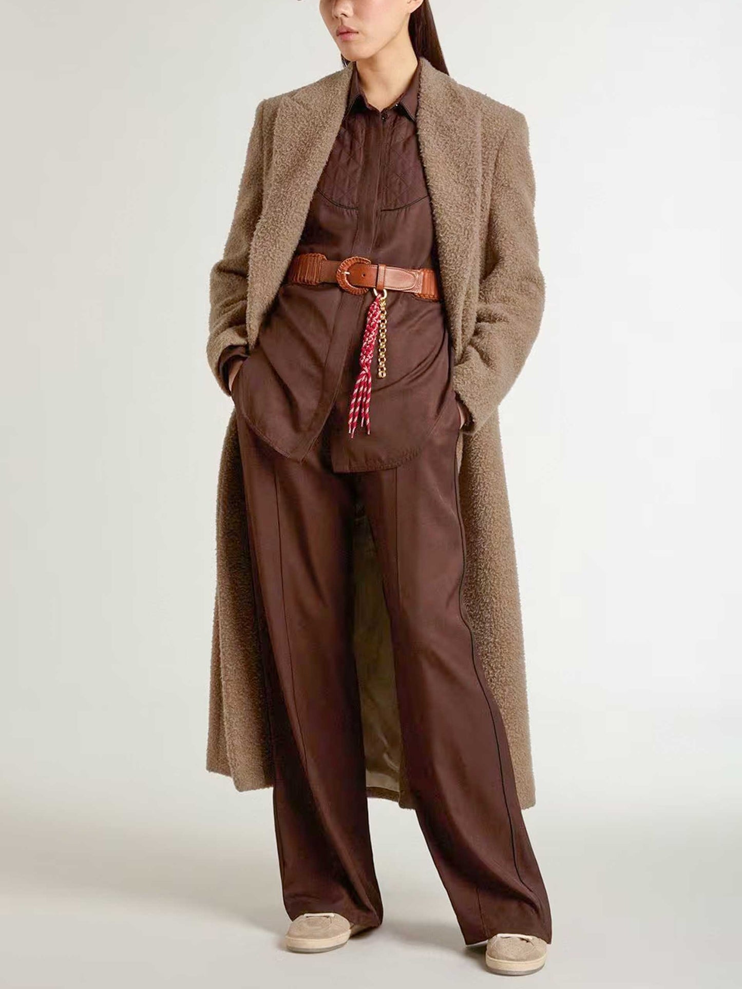 GOLDEN GOOSE - Zweireihiger Wollmantel für Damen