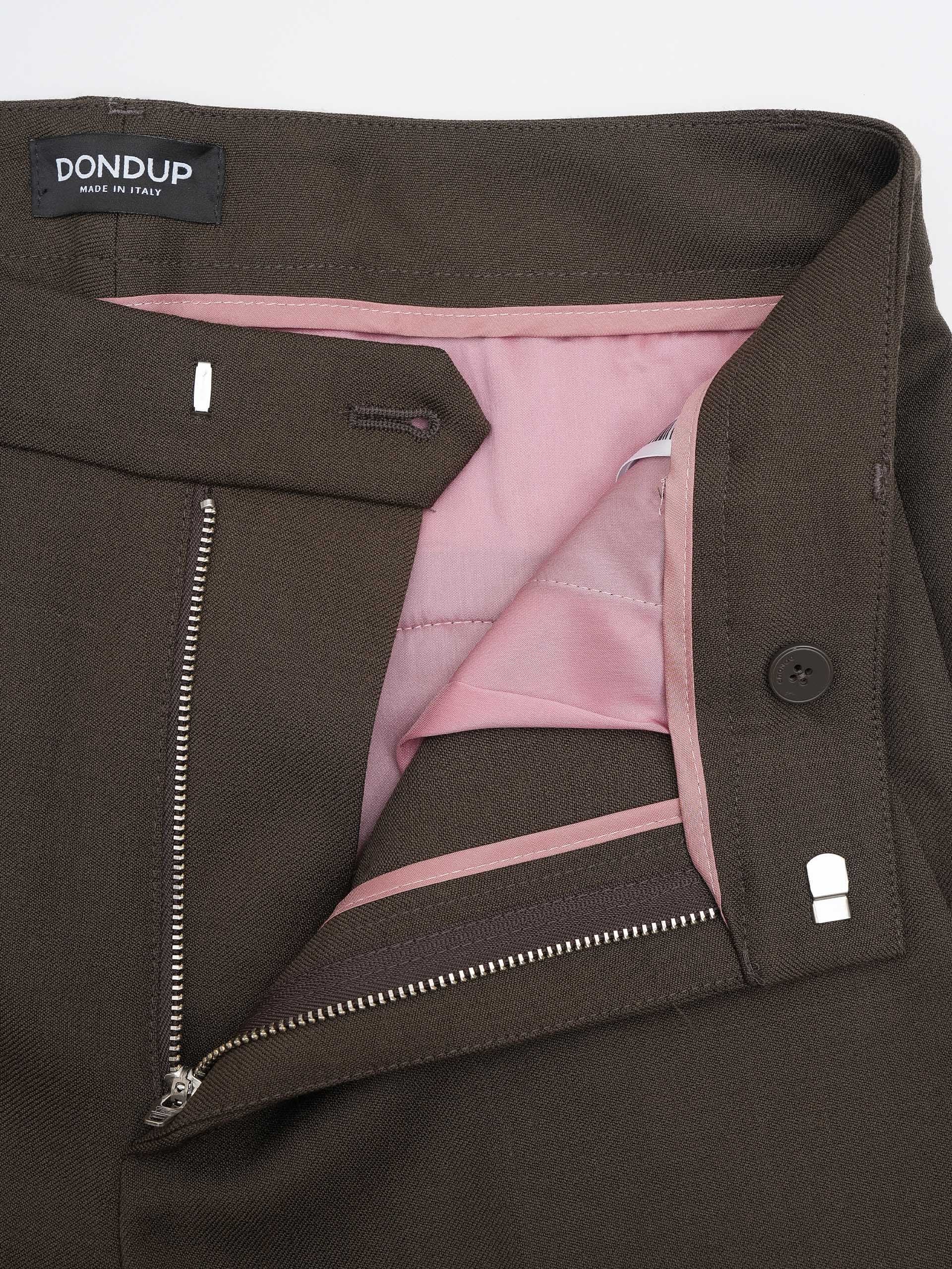 DONDUP - Cropped-Hose Nima aus Wolle für Damen