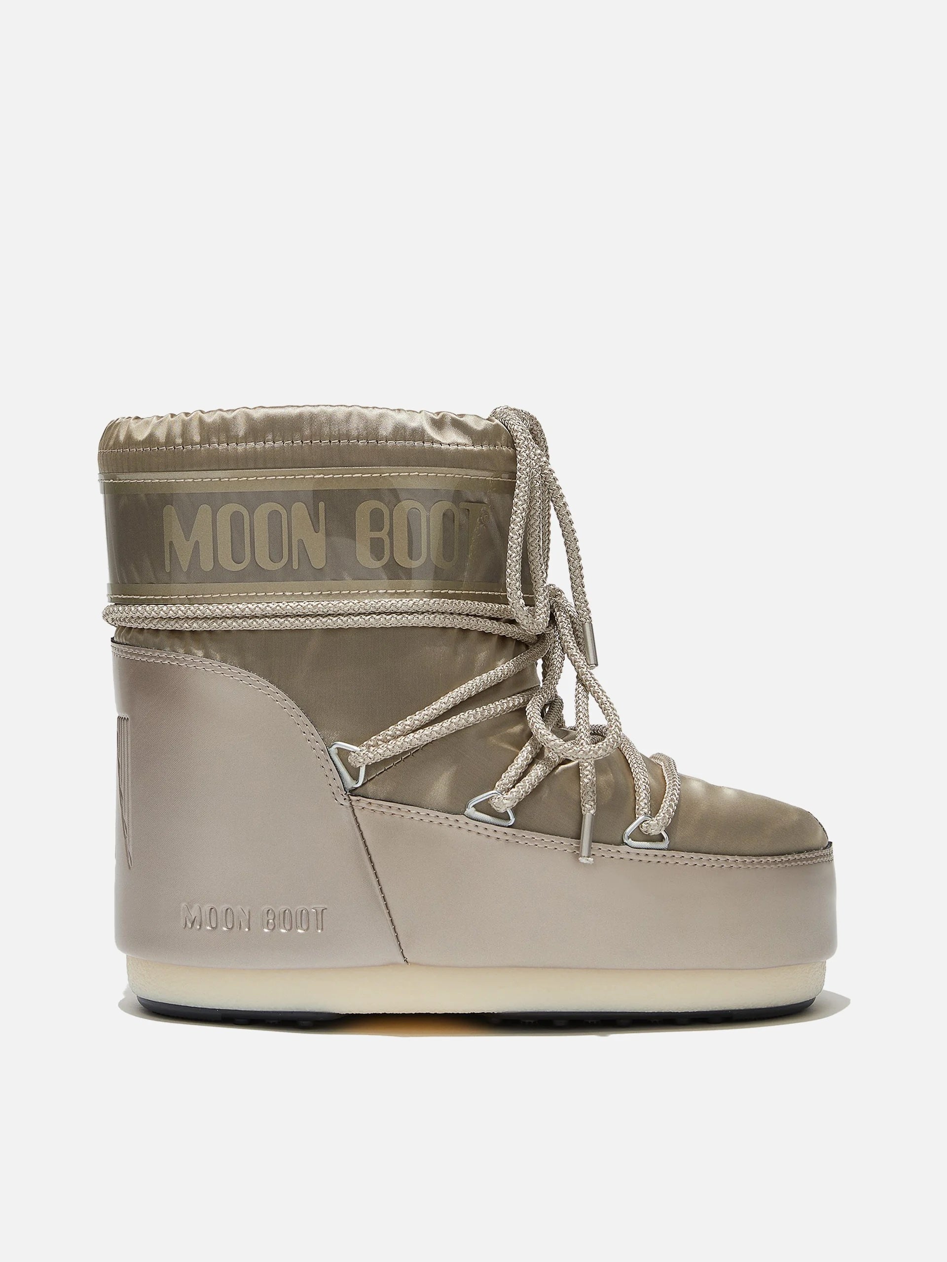 MOON BOOT - Icon Low Glance Stiefel für Damen in Platin - Platinum