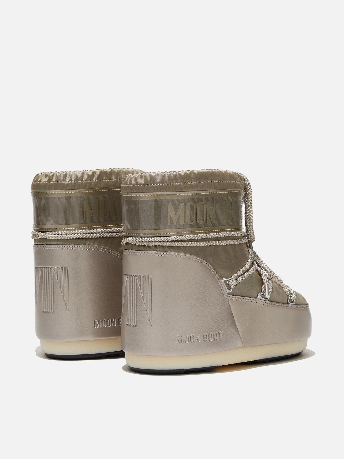 MOON BOOT - Icon Low Glance Stiefel für Damen in Platin - Platinum