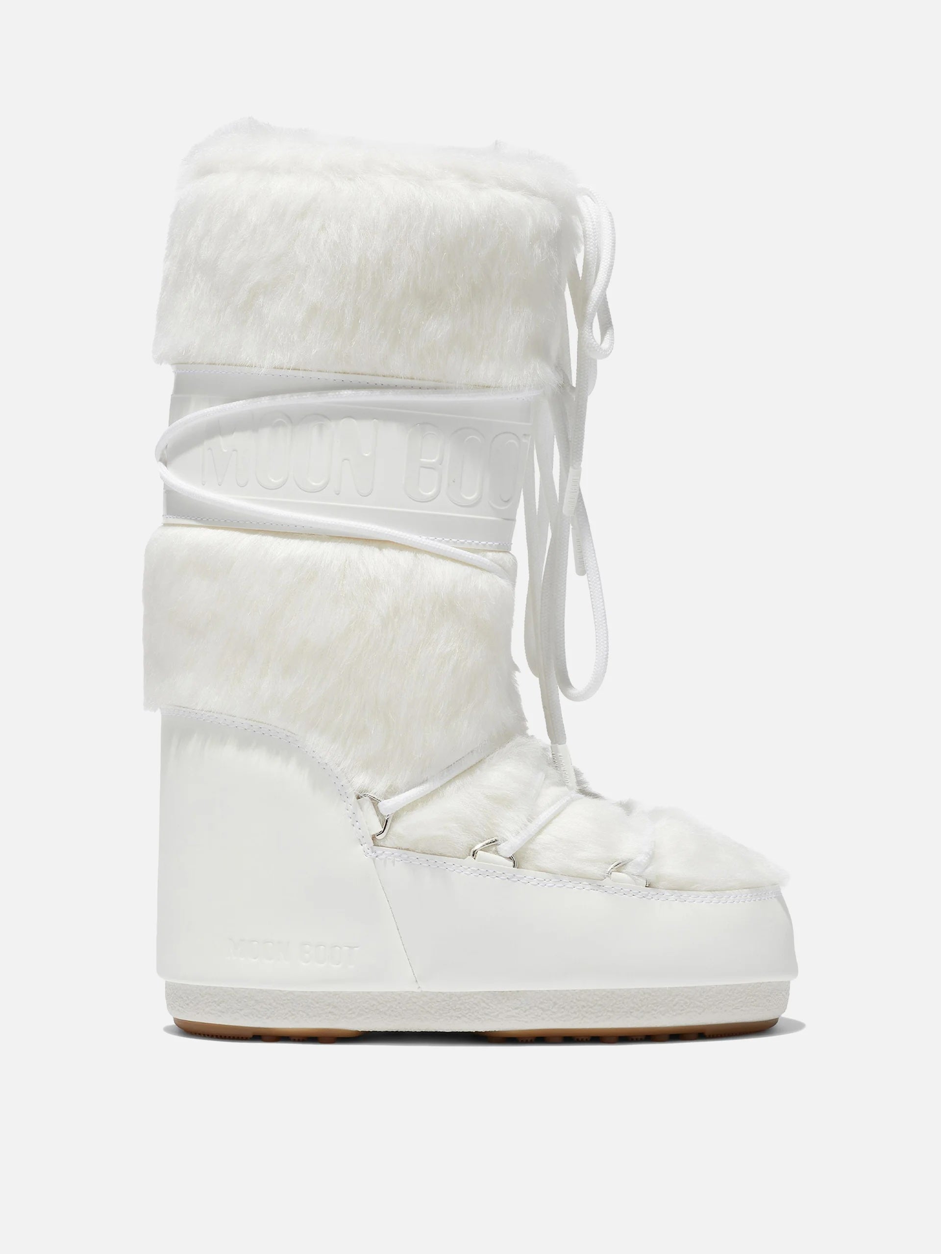 MOON BOOT - Icon hohe Kunstfell-Stiefel für Damen