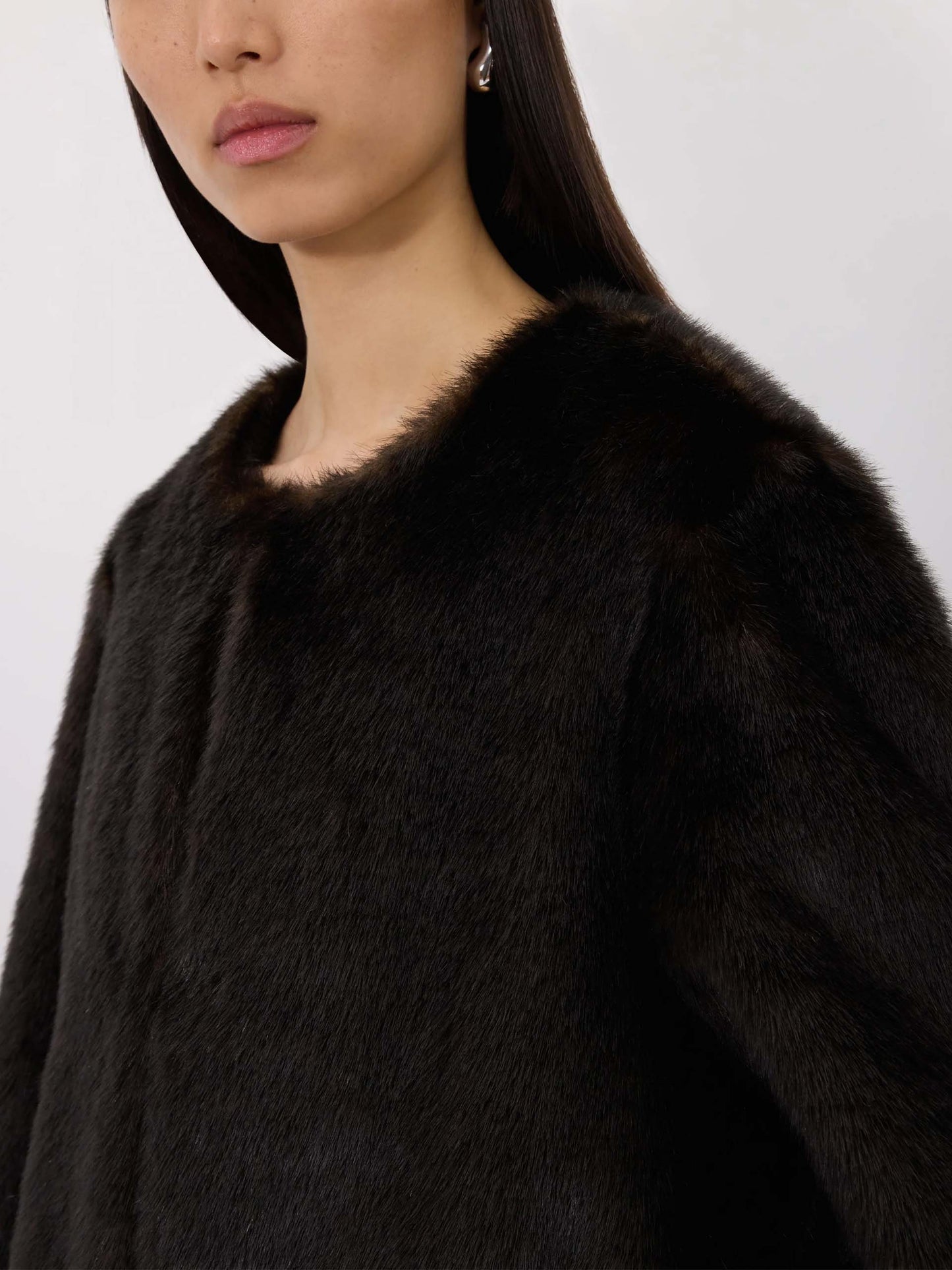 LOULOU DE SAISON - Moore Mantel aus Faux-Shearling für Damen