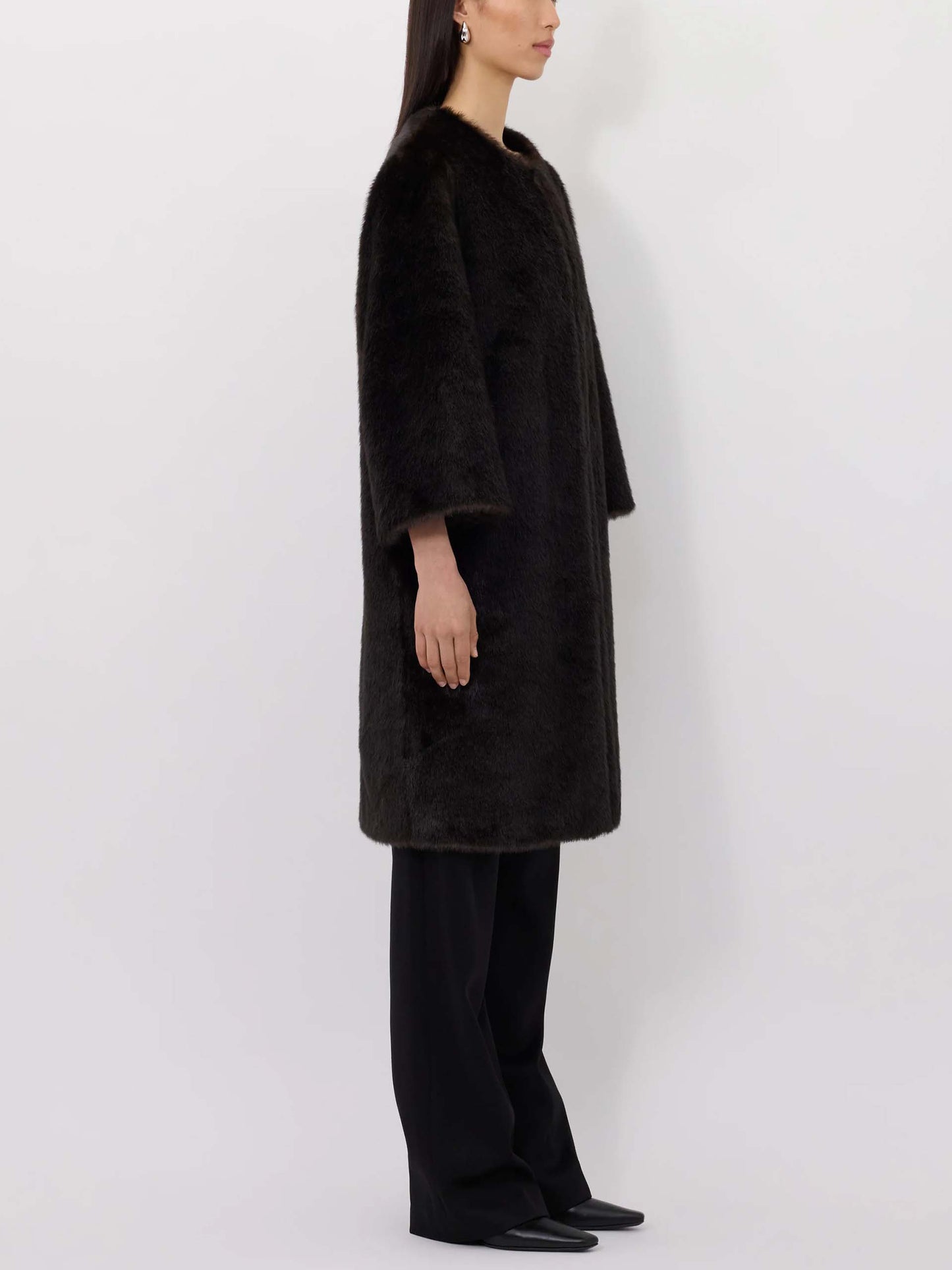 LOULOU DE SAISON - Moore Mantel aus Faux-Shearling für Damen