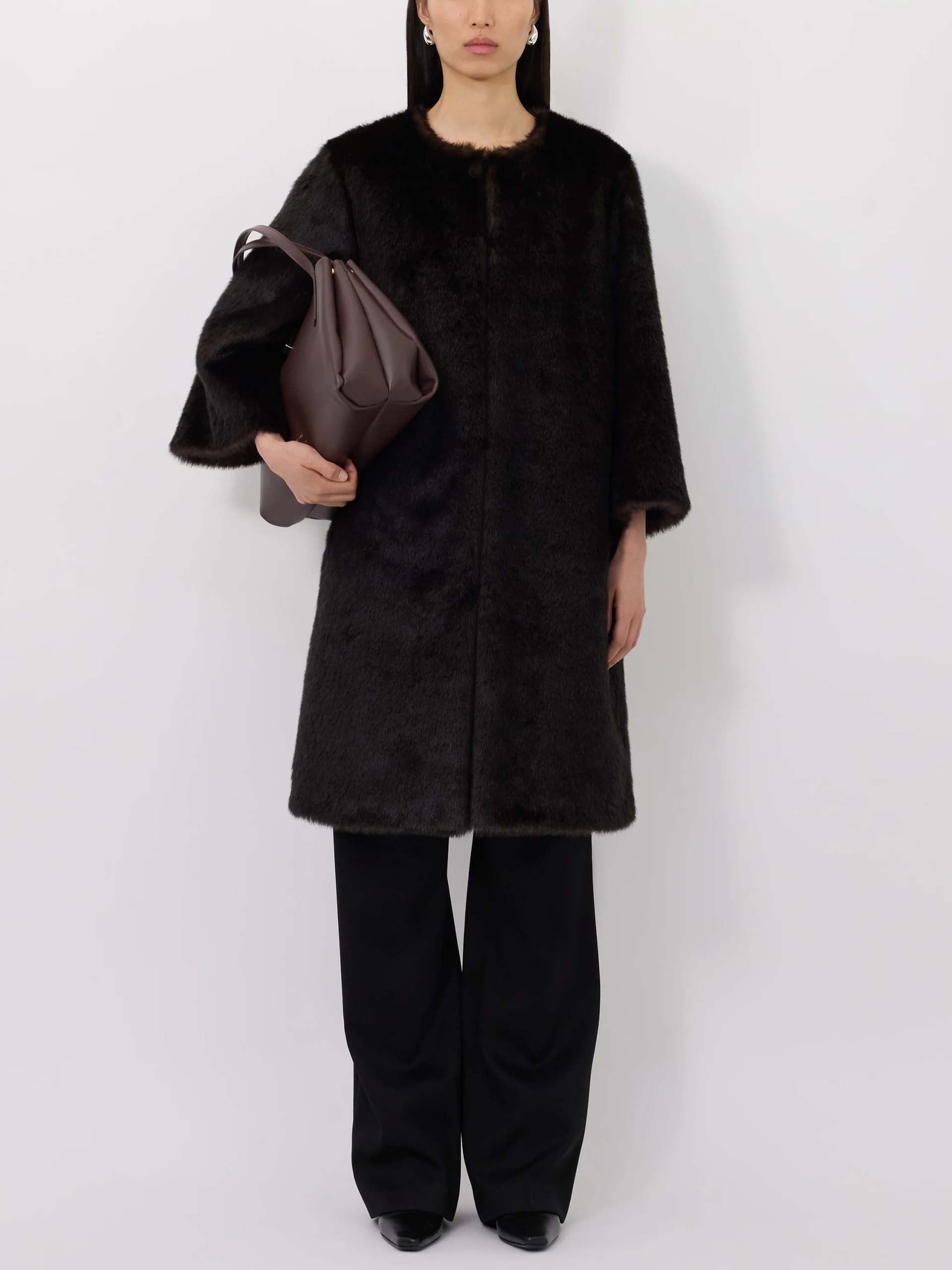 LOULOU DE SAISON - Moore Mantel aus Faux-Shearling für Damen