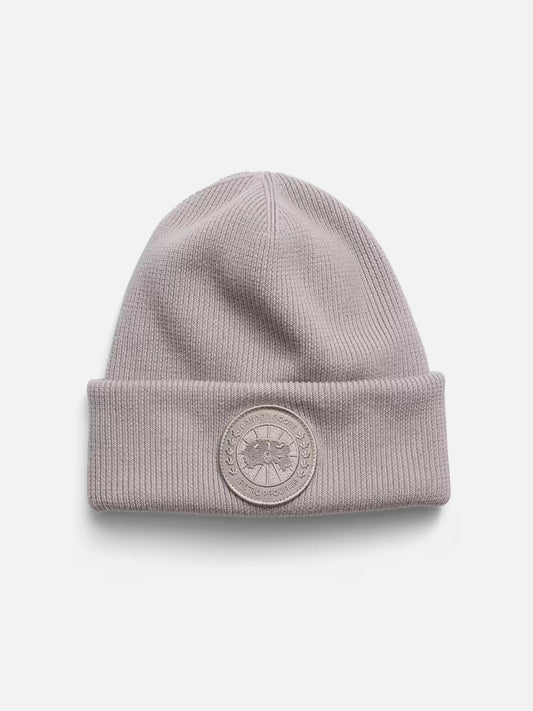 CANADA GOOSE - Arctic Mütze mit Logo-Patch in Hellgrau - Light Grey