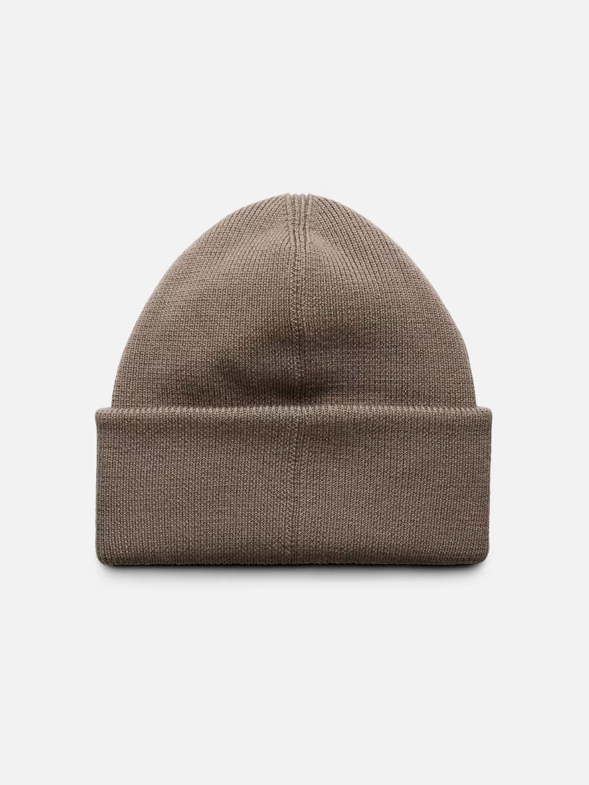 CANADA GOOSE - Arctic Mütze mit Logo-Patch in Taupe-Braun - Taupe-Brown