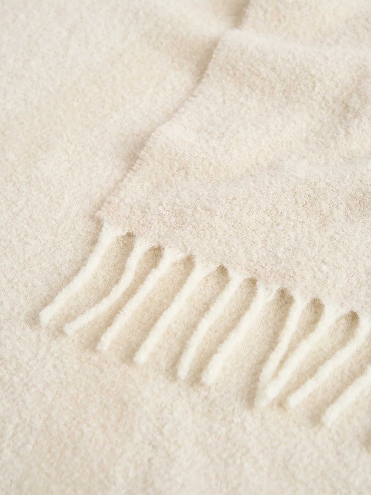 TOTEME - Schal mit Monogramm-Logo für Damen in Ecru / Weiß - Ecru / White