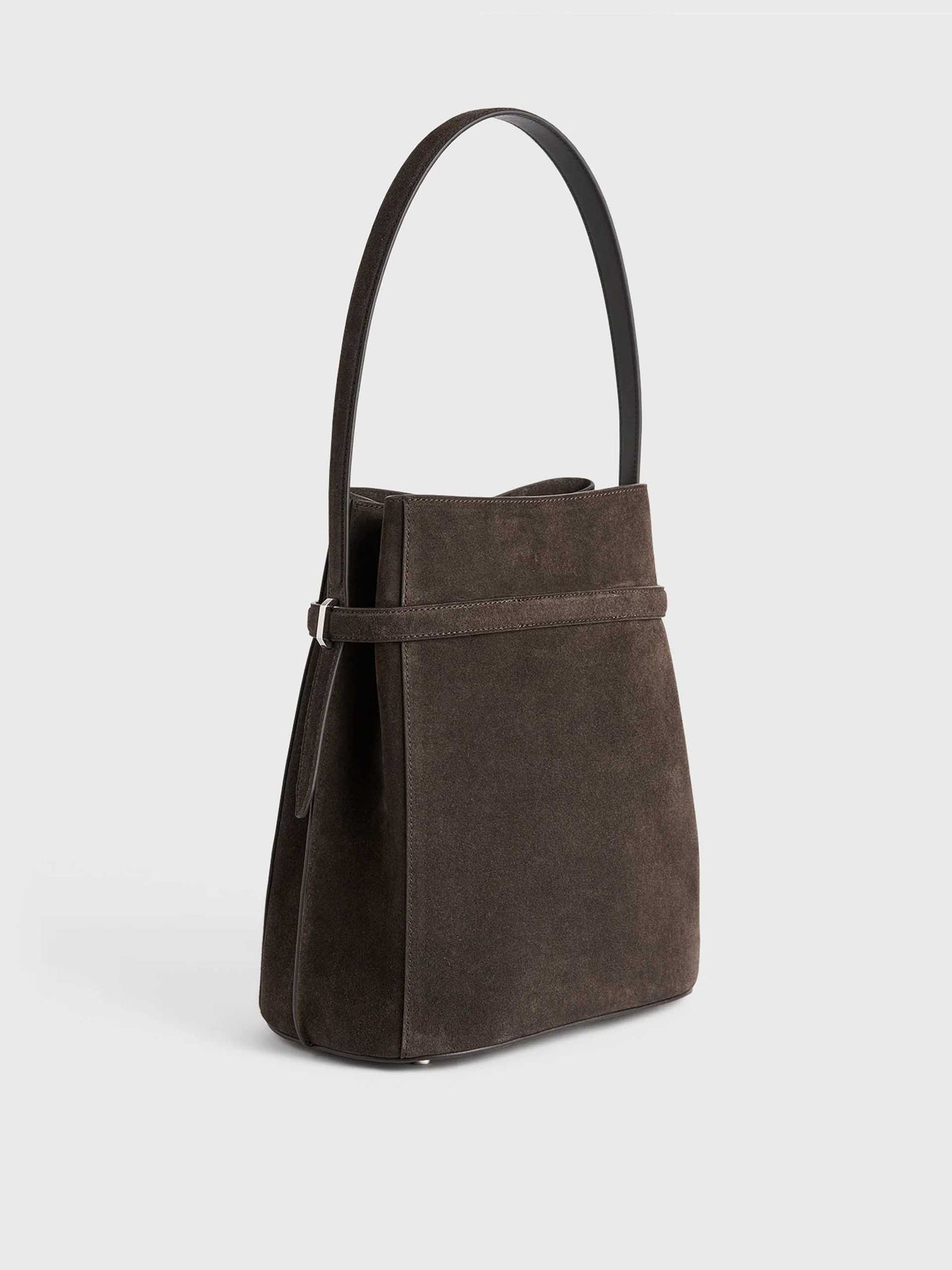 TOTEME - Bucket Bag aus Veloursleder