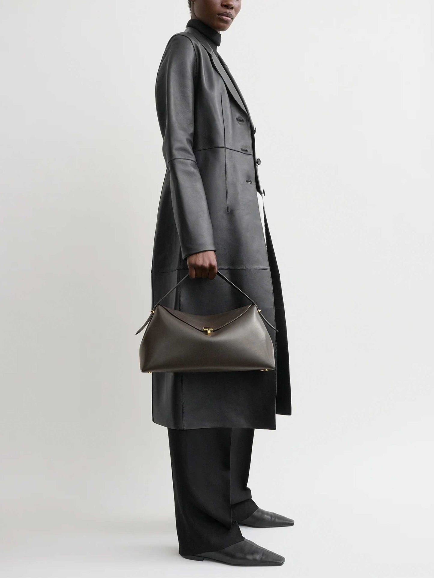 TOTEME - T-Lock Tote Bag aus Leder