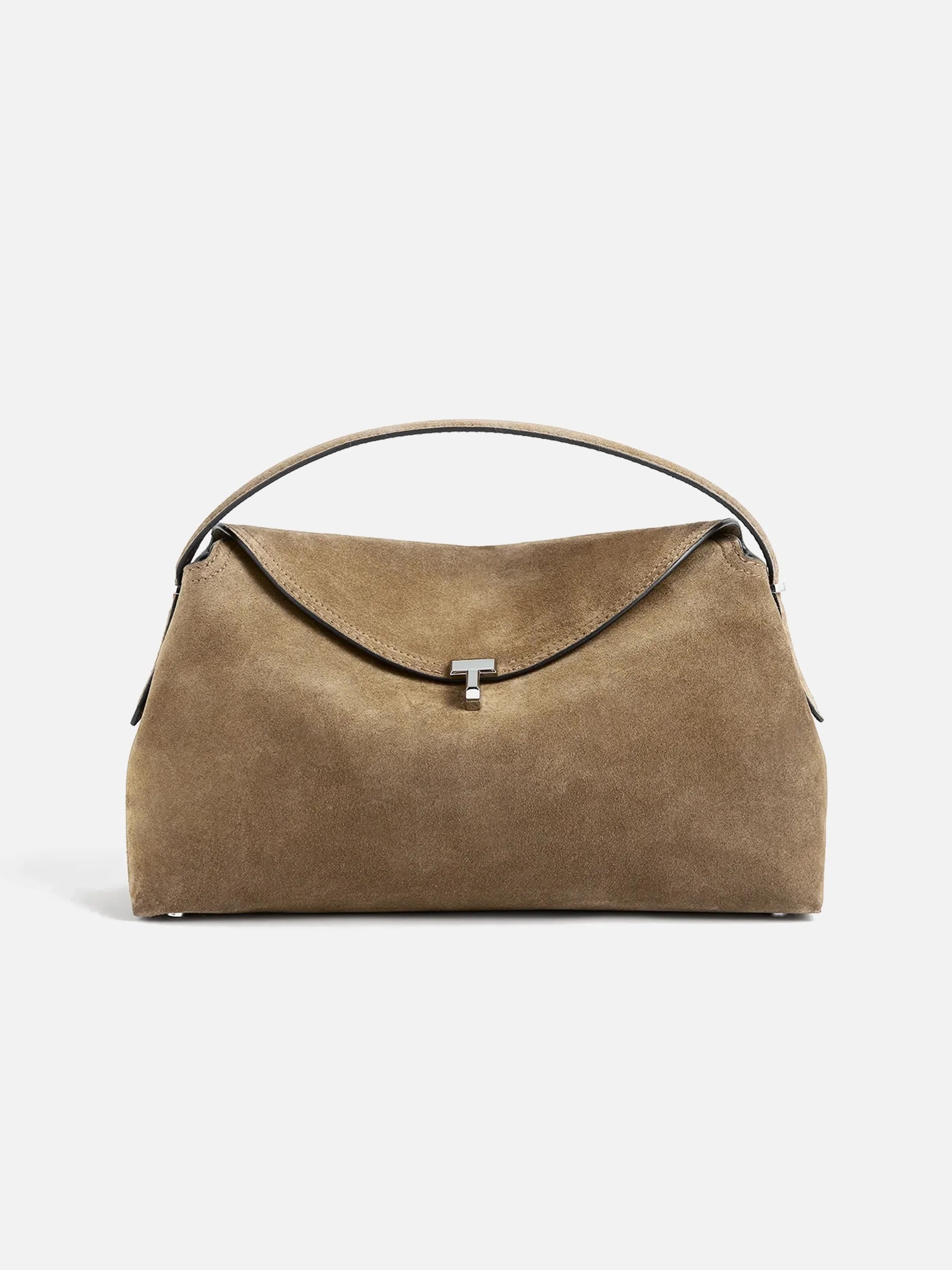 TOTEME - Tote Bag T-Lock aus Veloursleder