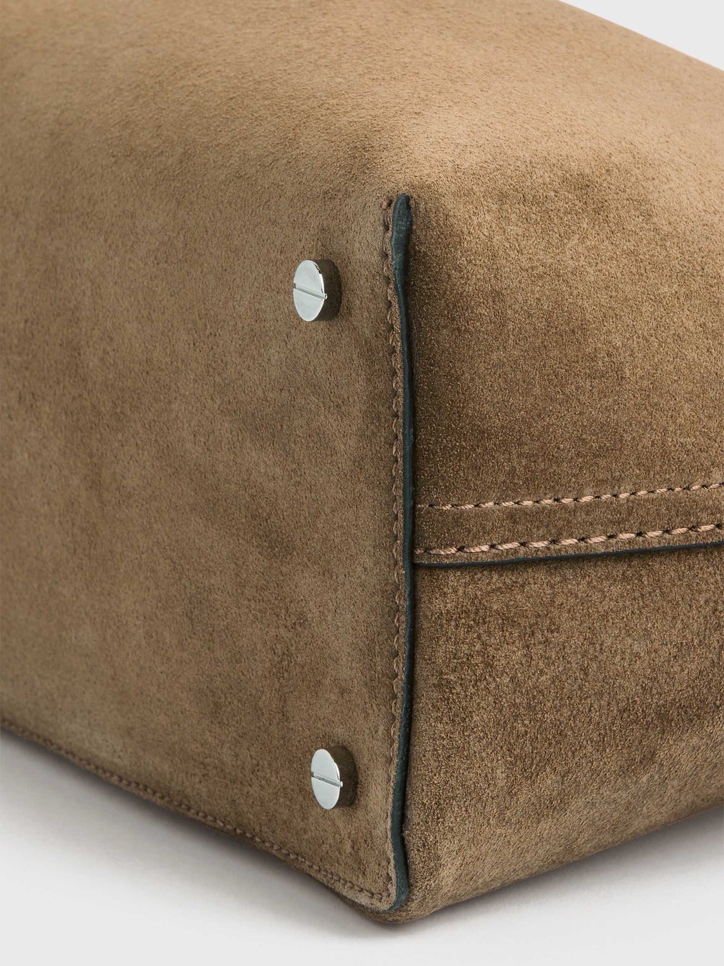 TOTEME - Tote Bag T-Lock aus Veloursleder