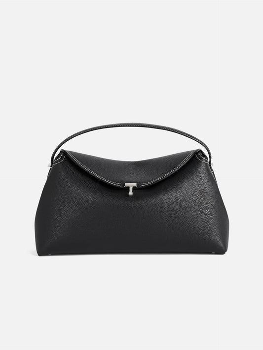 TOTEME - T-Lock Tote Bag aus genarbtem Leder