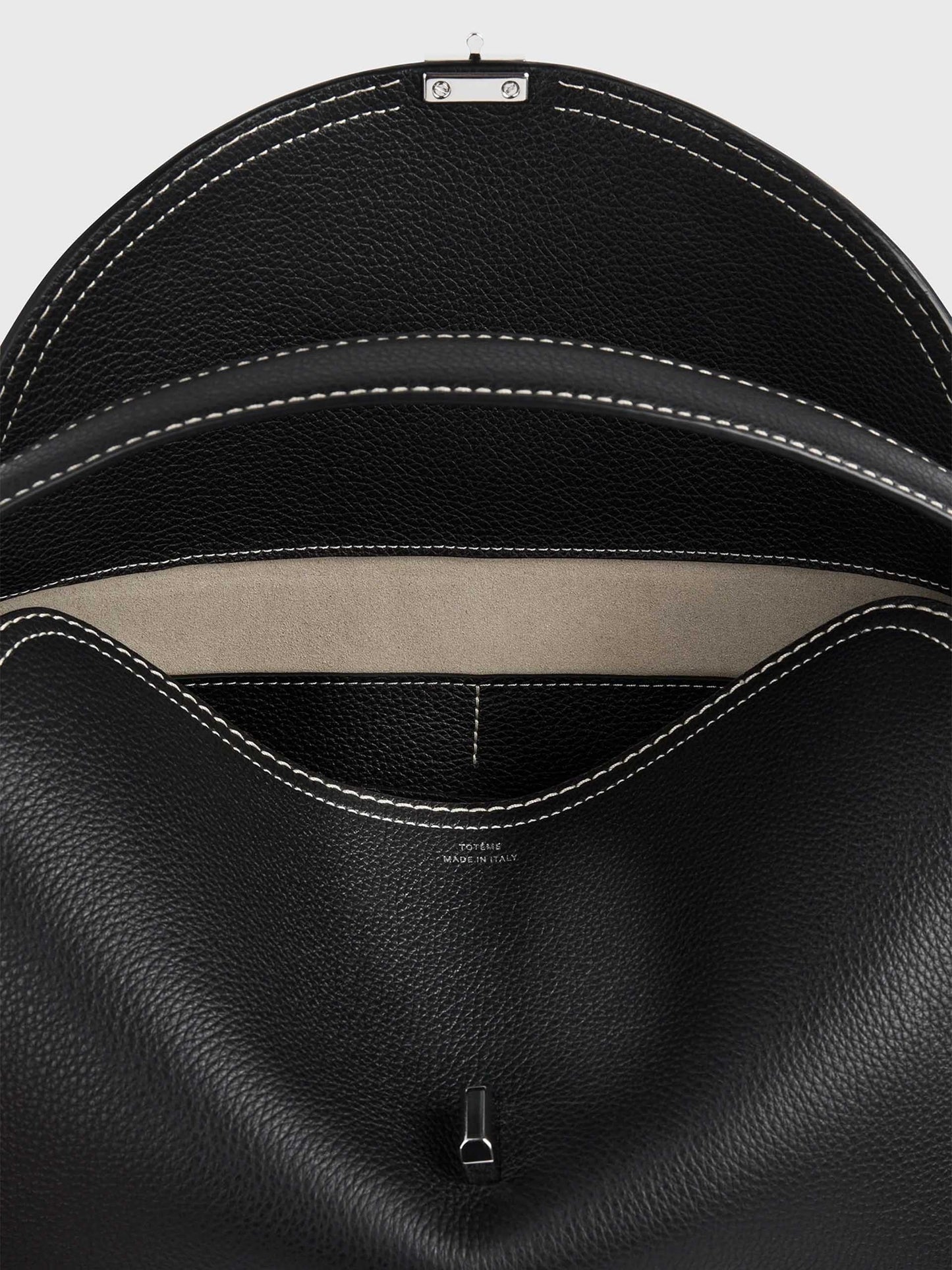 TOTEME - T-Lock Tote Bag aus genarbtem Leder