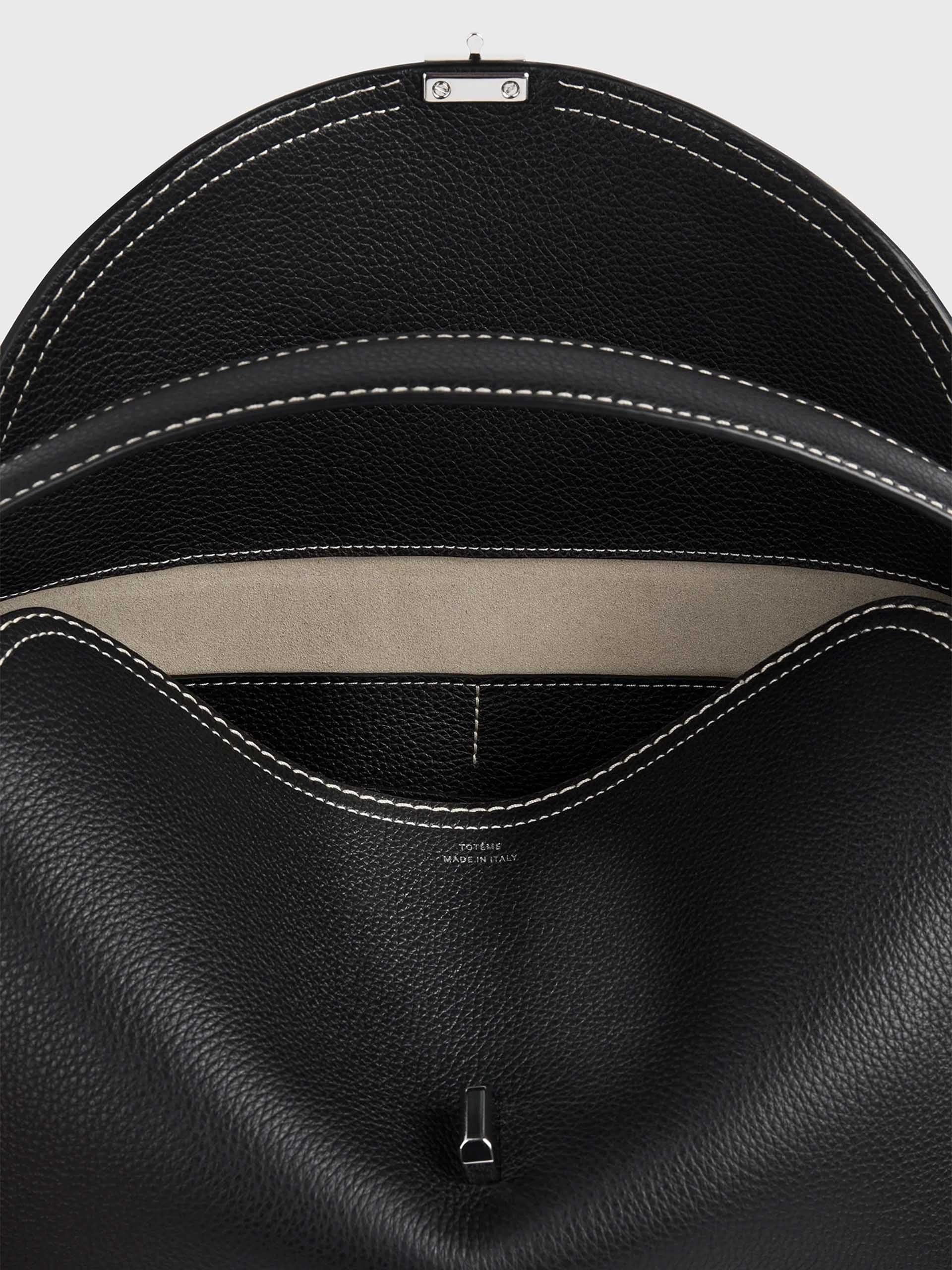 TOTEME - T-Lock Tote Bag aus genarbtem Leder