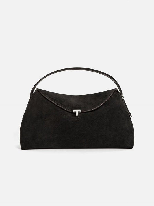 TOTEME - T-Lock Tote Bag aus Veloursleder