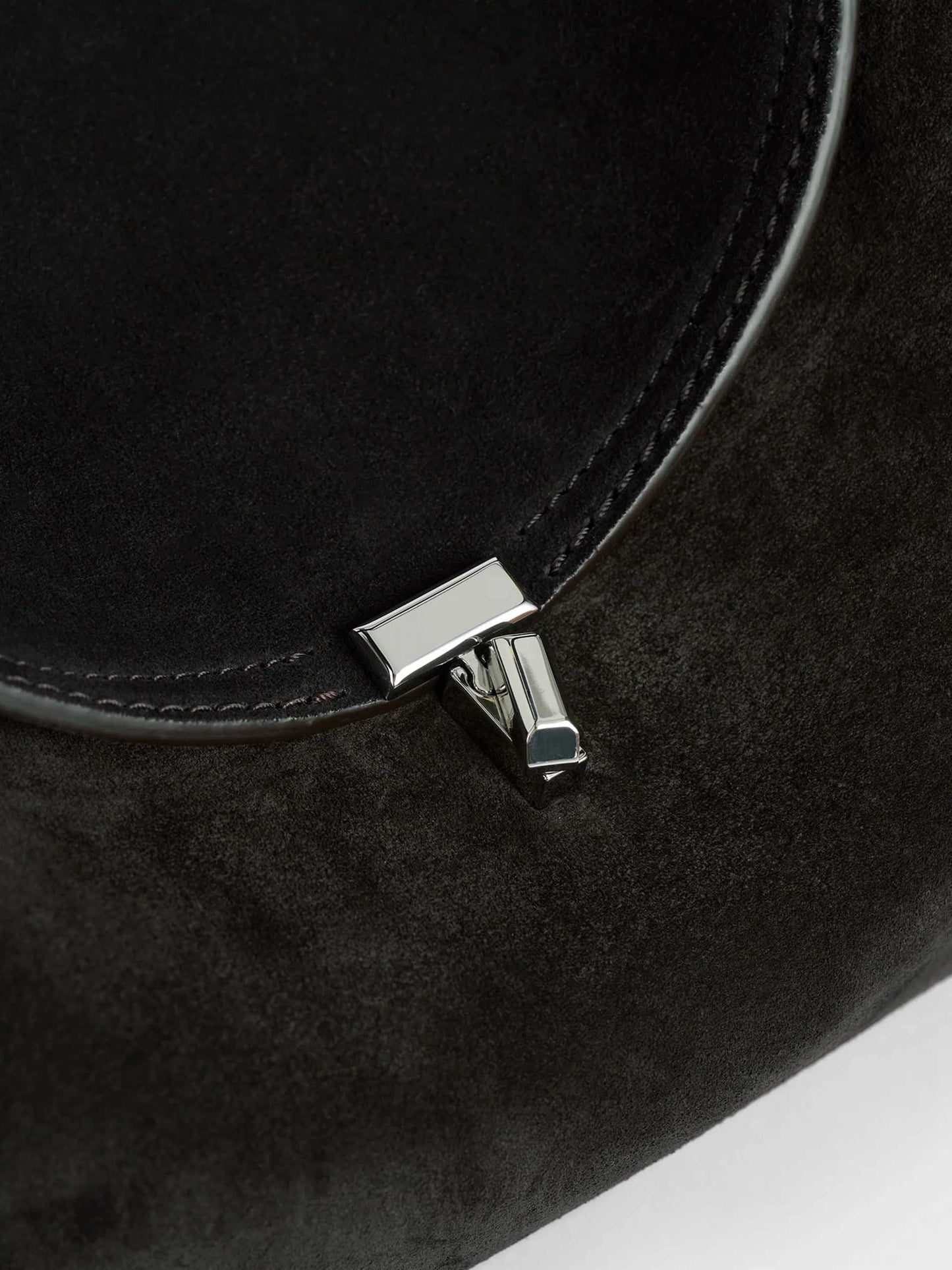 TOTEME - T-Lock Tote Bag aus Veloursleder