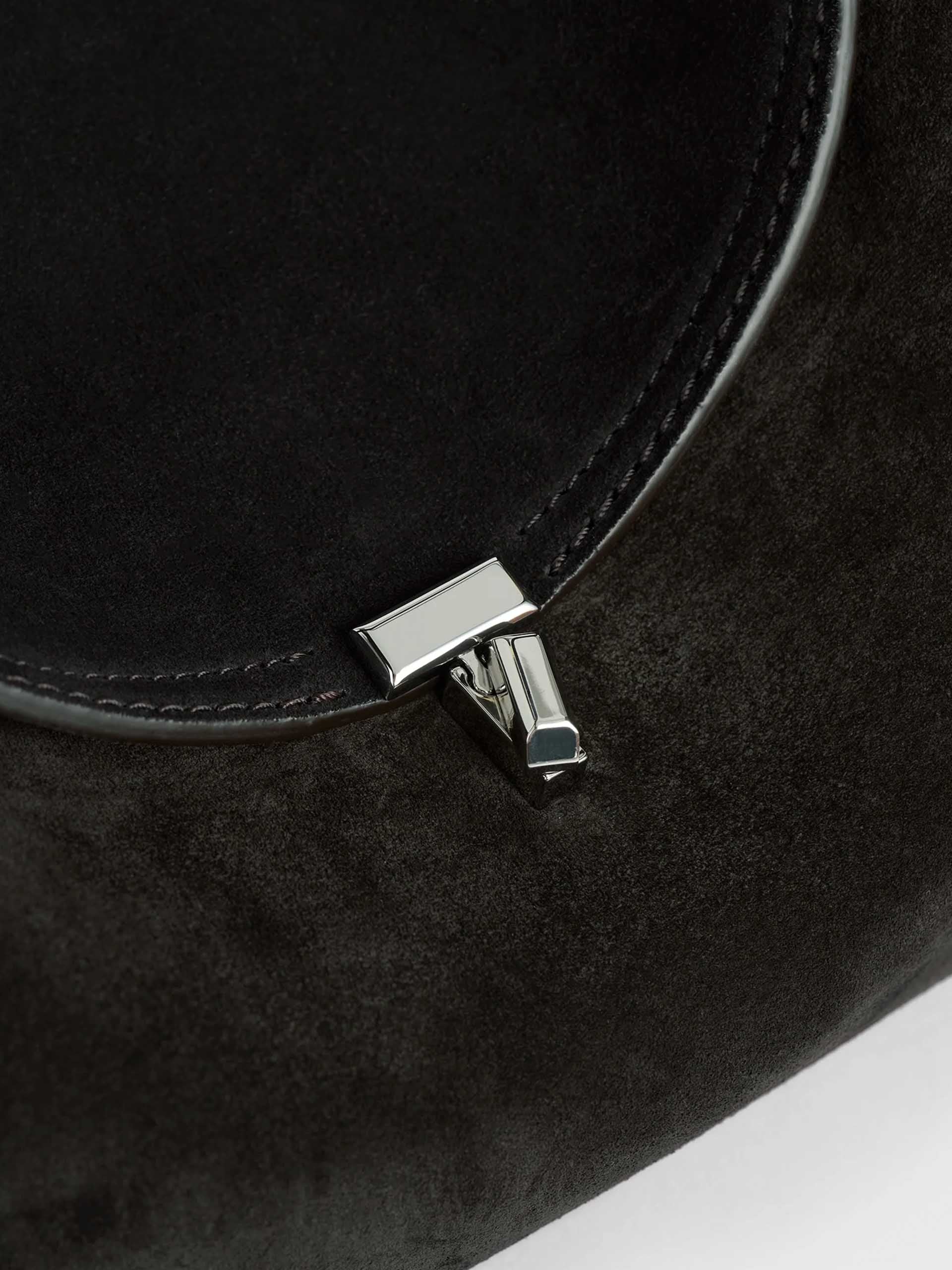 TOTEME - T-Lock Tote Bag aus Veloursleder