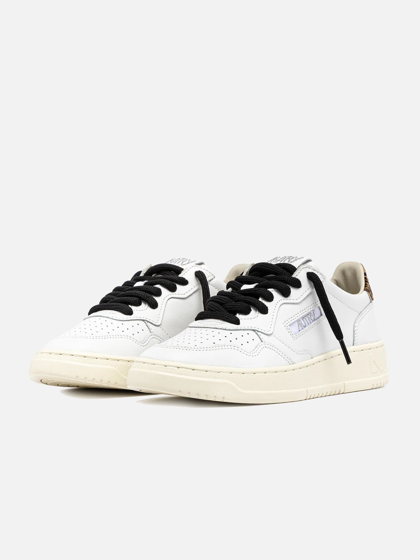 AUTRY - Medalist Low Sneakers für Damen Weiß Leopard - White