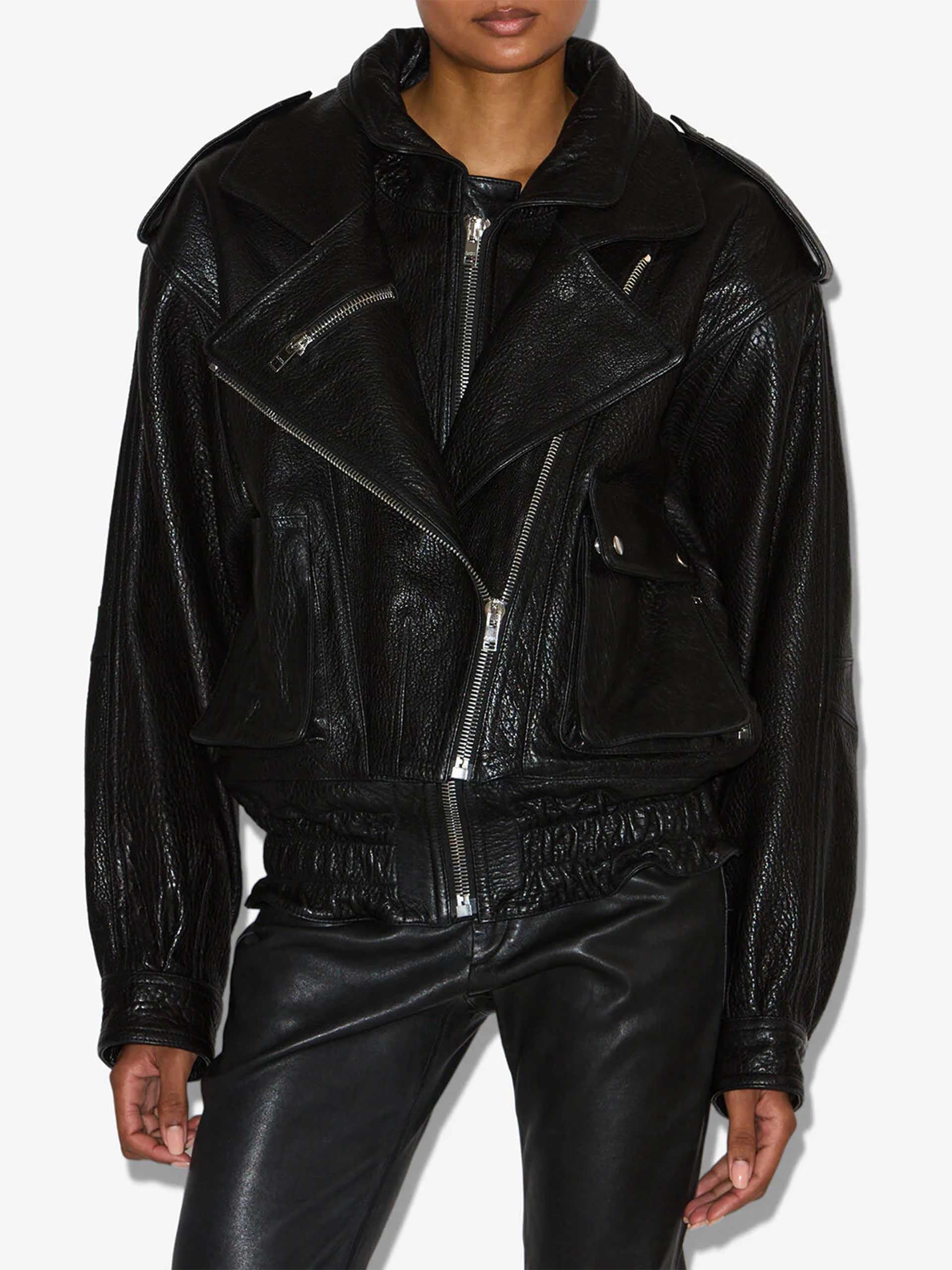 Marant Etoile Isabel Leather Jacket ISABEL MARANT Aneli Leather