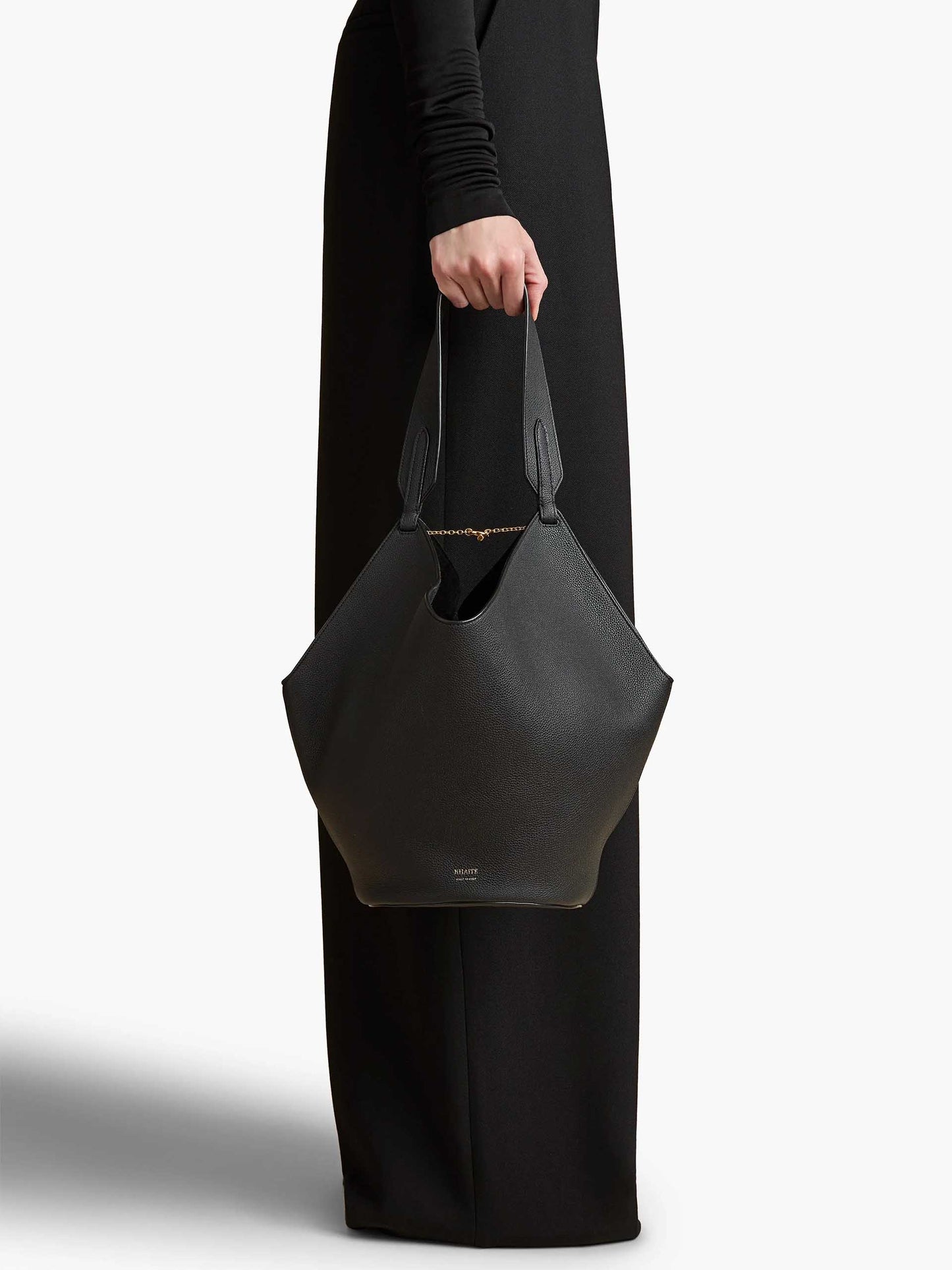 KHAITE - Lotus Small Tote Bag aus Leder