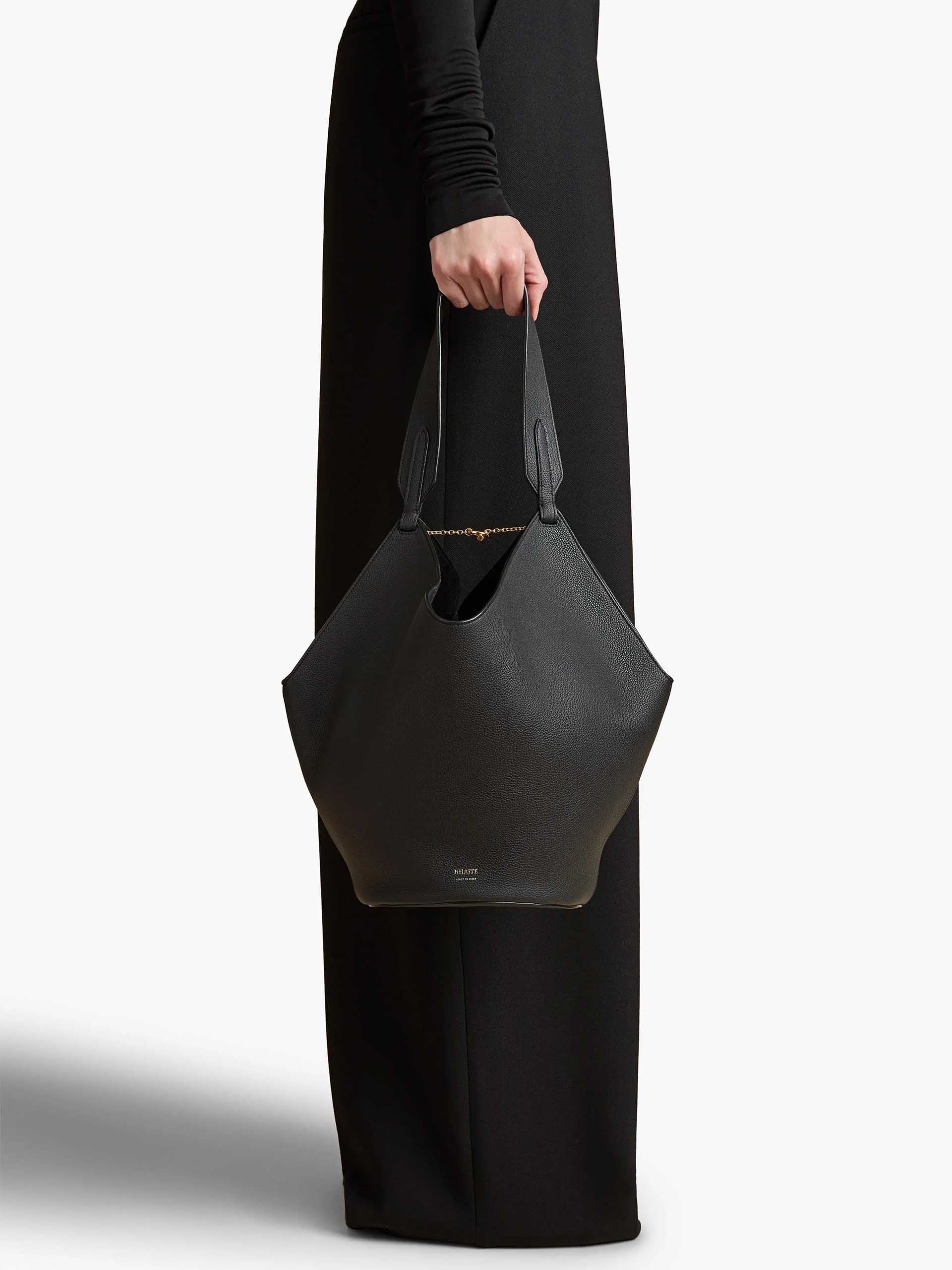 KHAITE - Lotus Small Tote Bag aus Leder