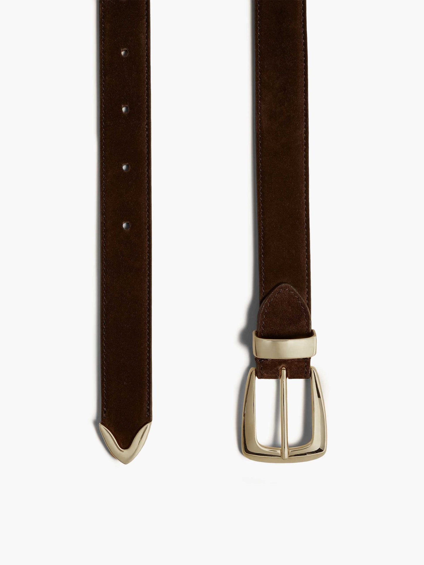 KHAITE - Gürtel Benny aus Veloursleder