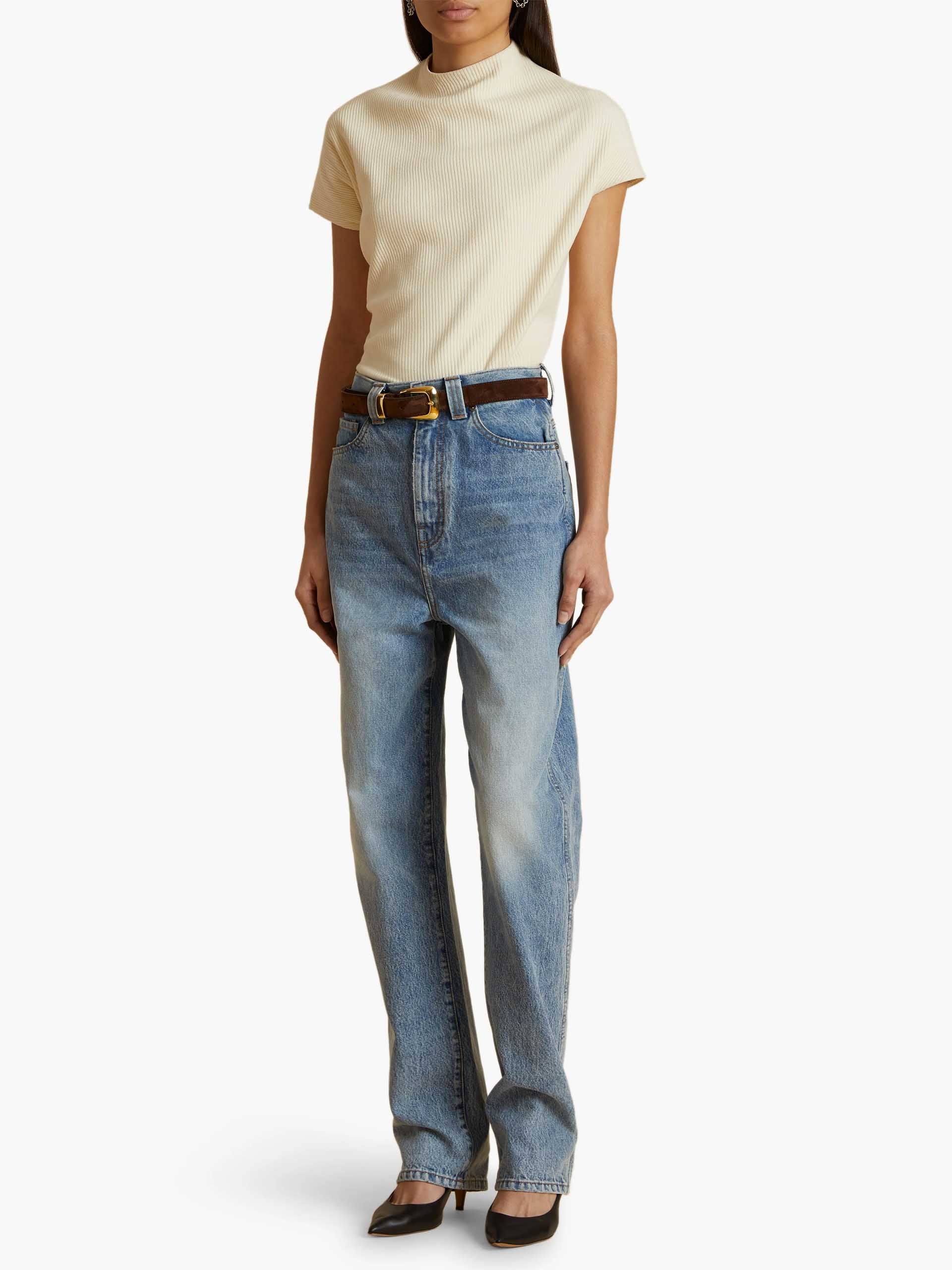 KHAITE - Gürtel Benny aus Veloursleder