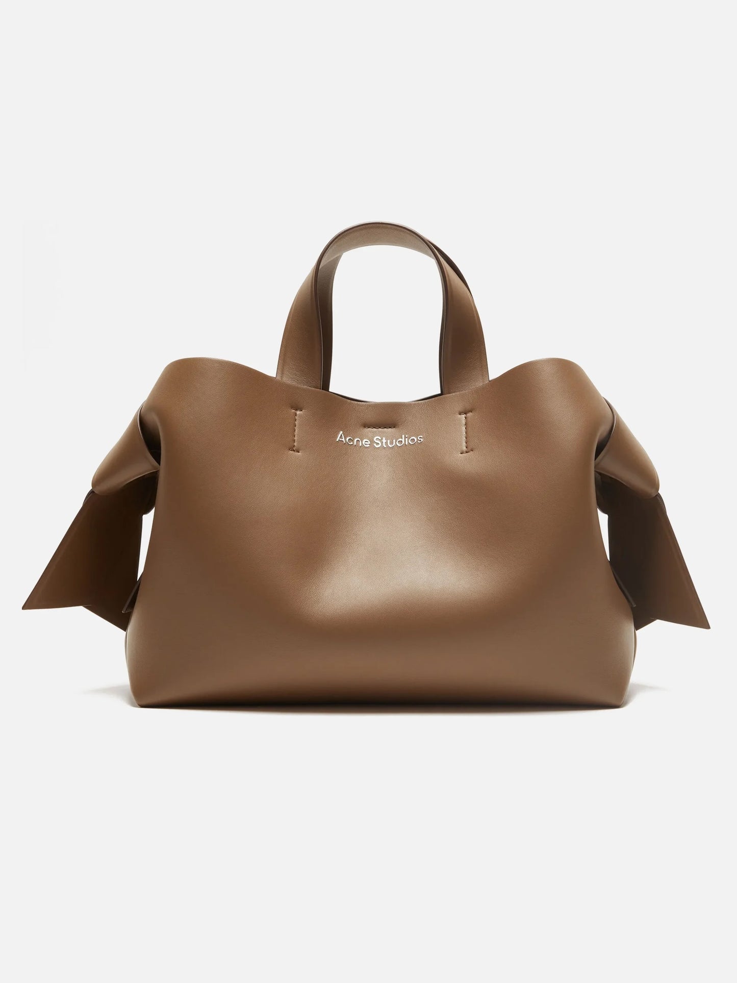 ACNE STUDIOS - Musubi Tote Bag aus Leder in Camel Braun - Camel brown