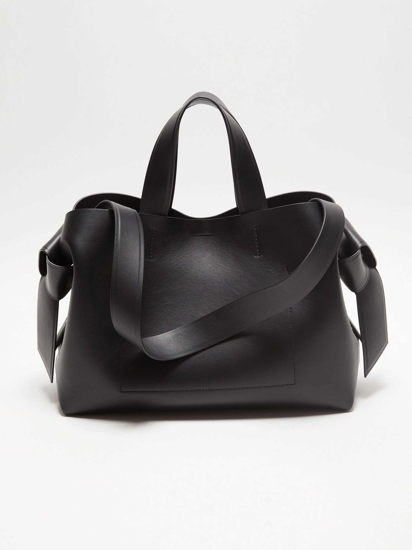 ACNE STUDIOS - Musubi Tote Bag aus Leder in Schwarz - Black