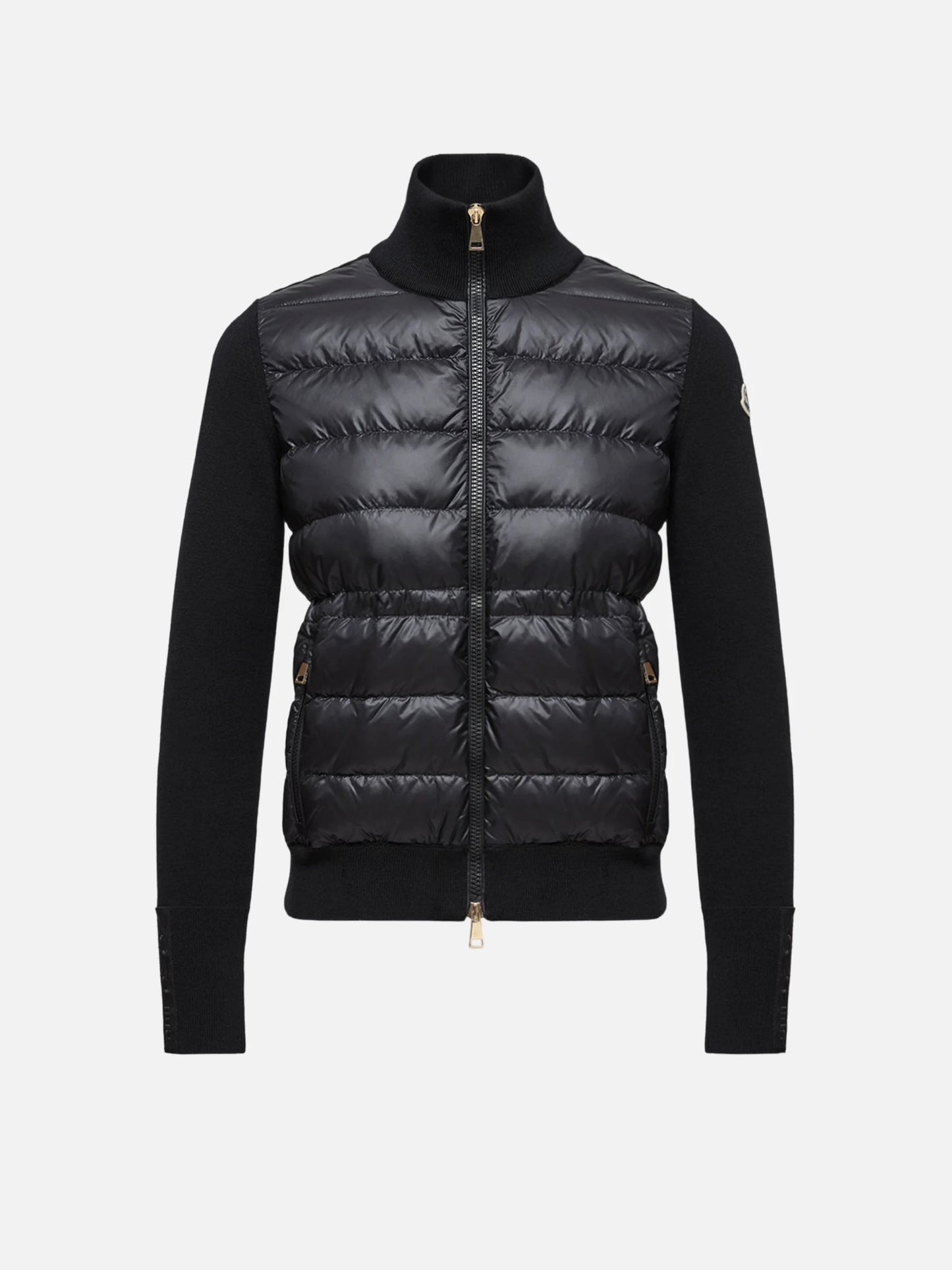 MONCLER - Cardigan aus Wolle mit Daunen für Damen