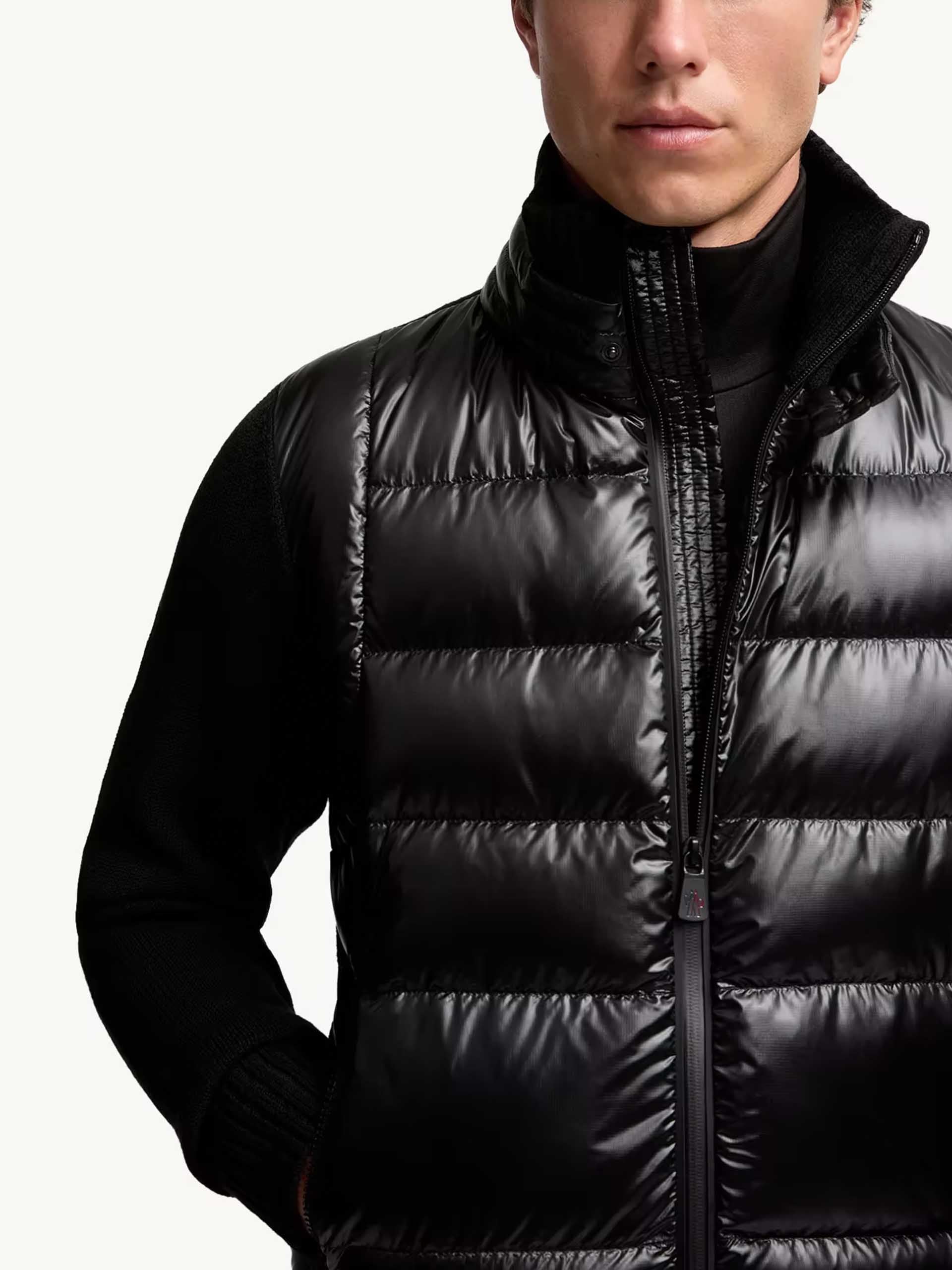 MONCLER GRENOBLE - Strick-Daunenjacke für Herren