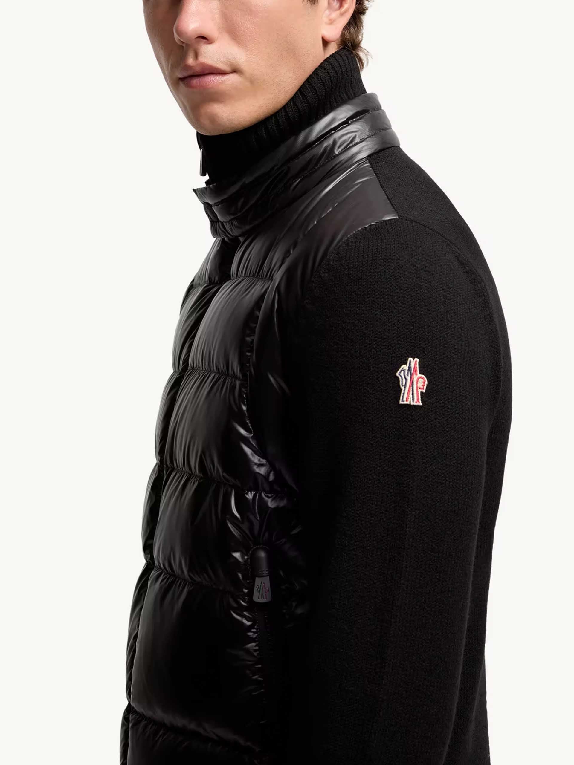 MONCLER GRENOBLE - Strick-Daunenjacke für Herren