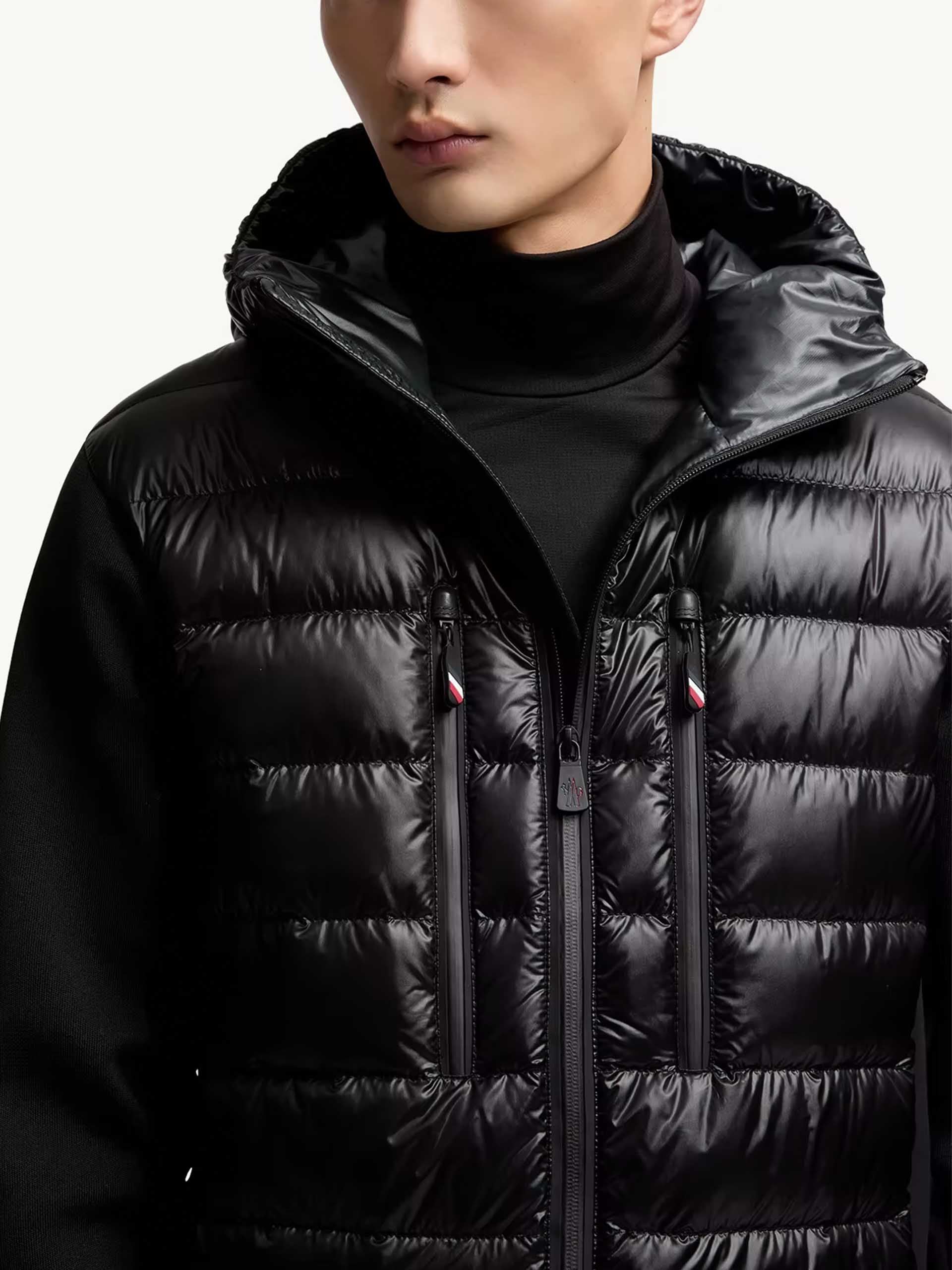 MONCLER GRENOBLE - Kapuzenjacke mit Daunenfüllung für Herren