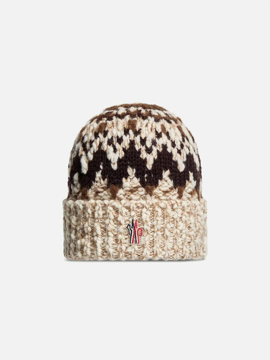 MONCLER GRENOBLE - Mütze mit Jacquardmuster