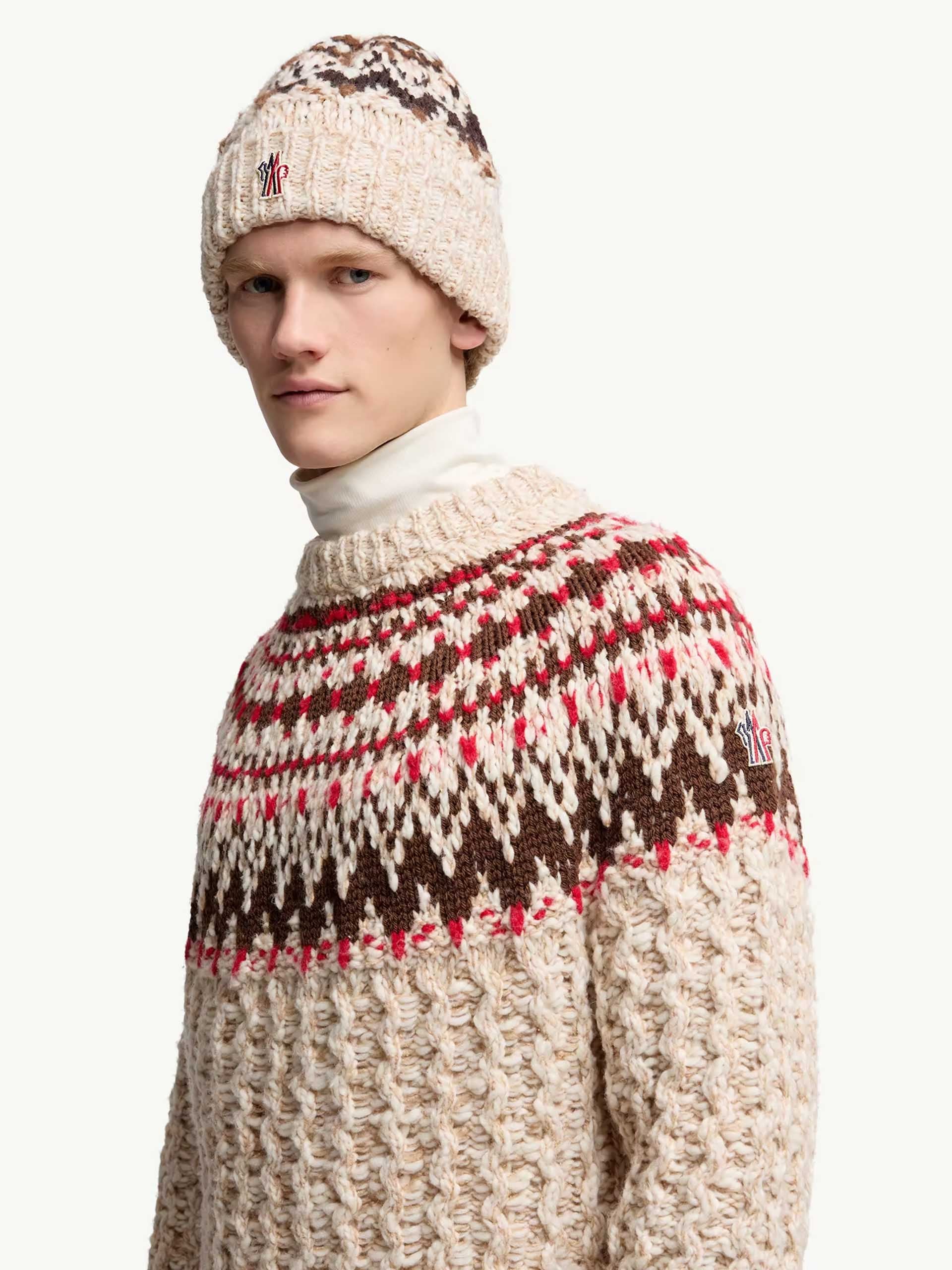 MONCLER GRENOBLE - Mütze mit Jacquardmuster