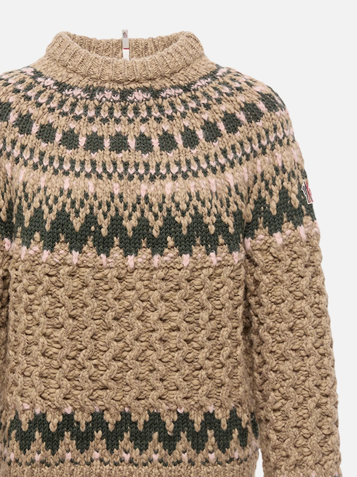 MONCLER GRENOBLE - Pullover aus Jacquard-Strick für Damen