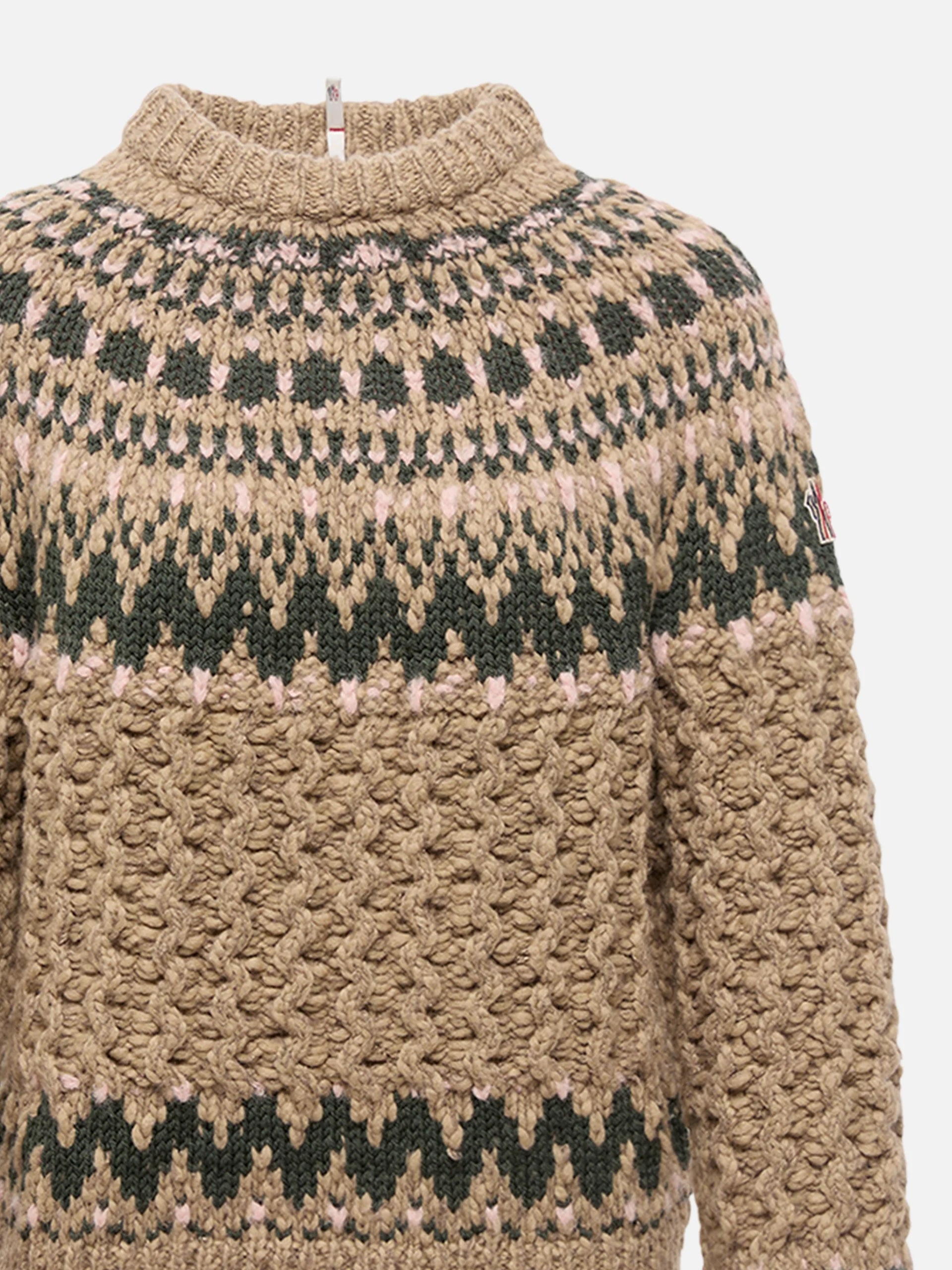 MONCLER GRENOBLE - Pullover aus Jacquard-Strick für Damen