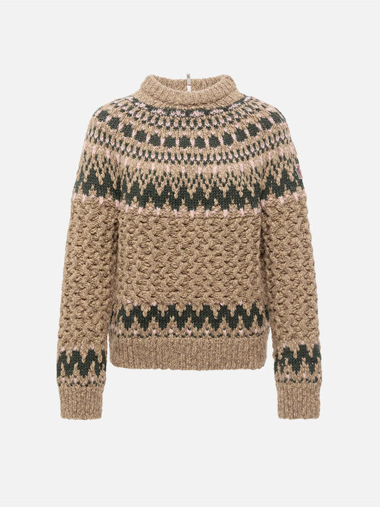 MONCLER GRENOBLE - Pullover aus Jacquard-Strick für Damen