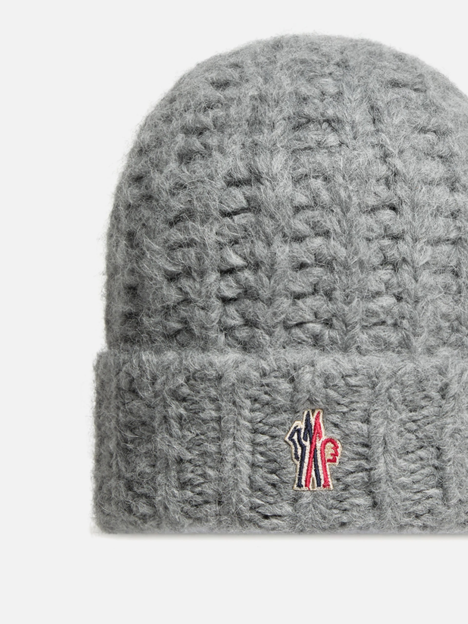 MONCLER GRENOBLE - Mütze aus Alpaka-Mischung für Damen in Grau - Grey