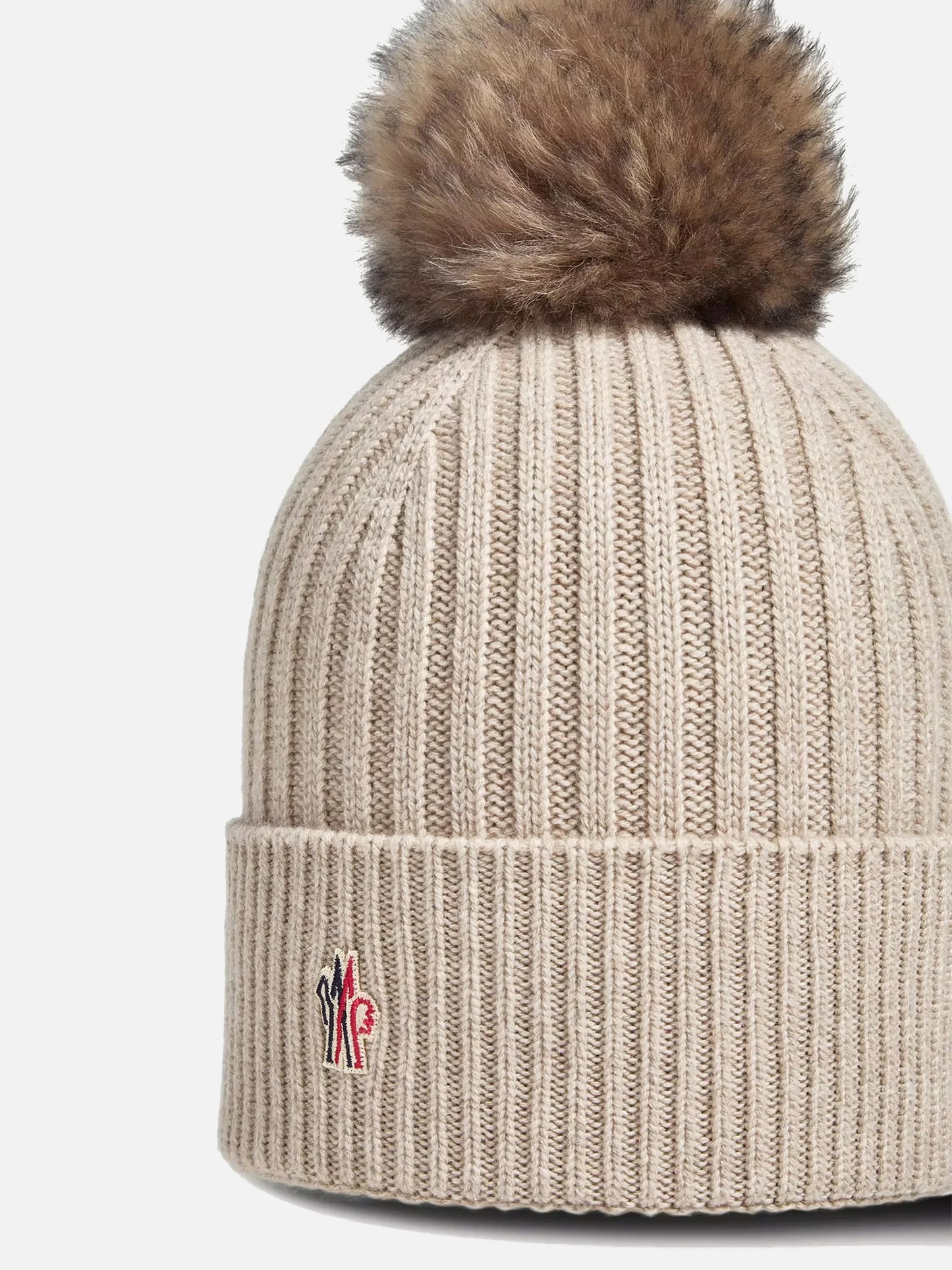 MONCLER GRENOBLE - Mütze aus Kaschmir mit Shearling