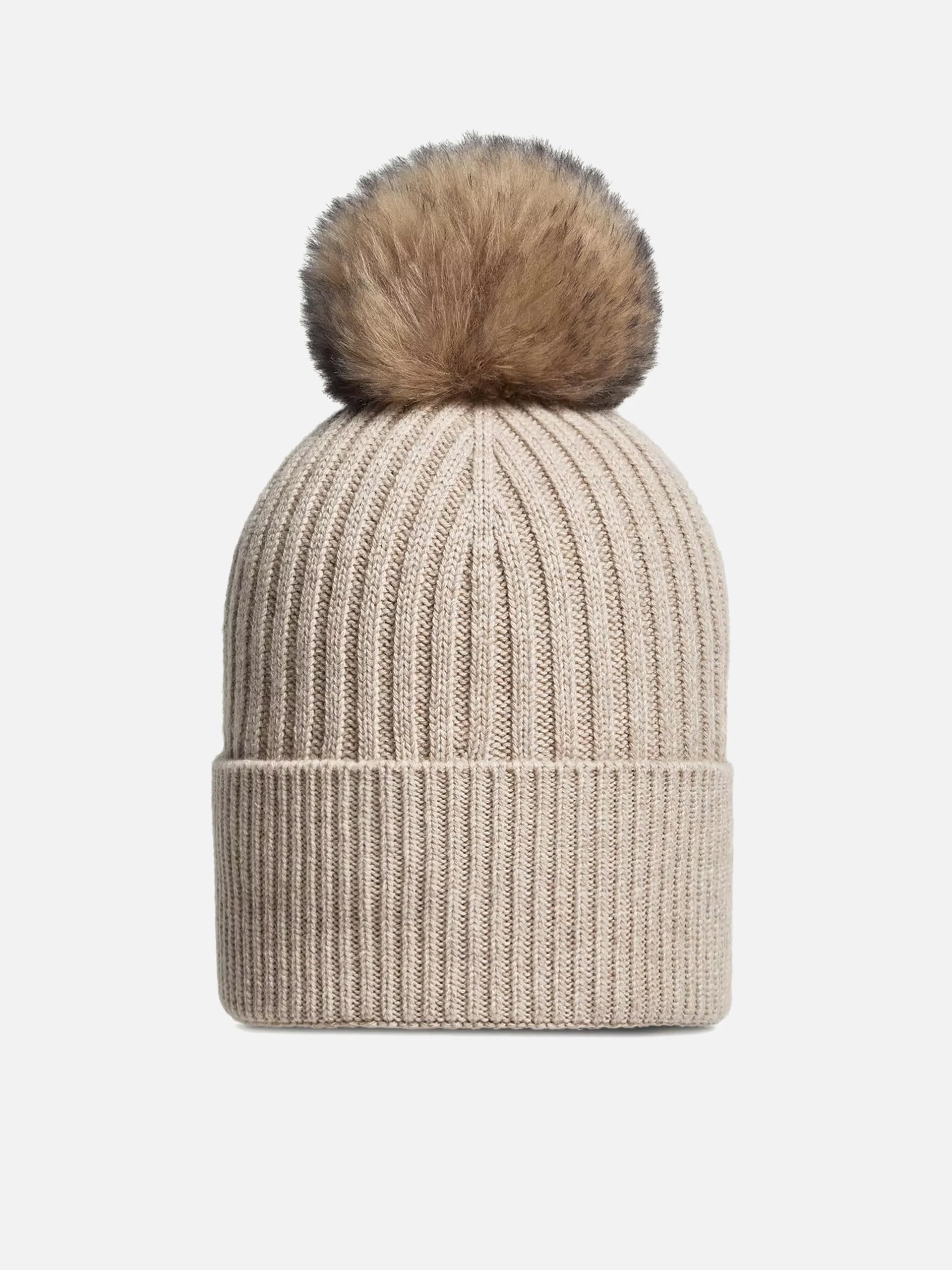 MONCLER GRENOBLE - Mütze aus Kaschmir mit Shearling